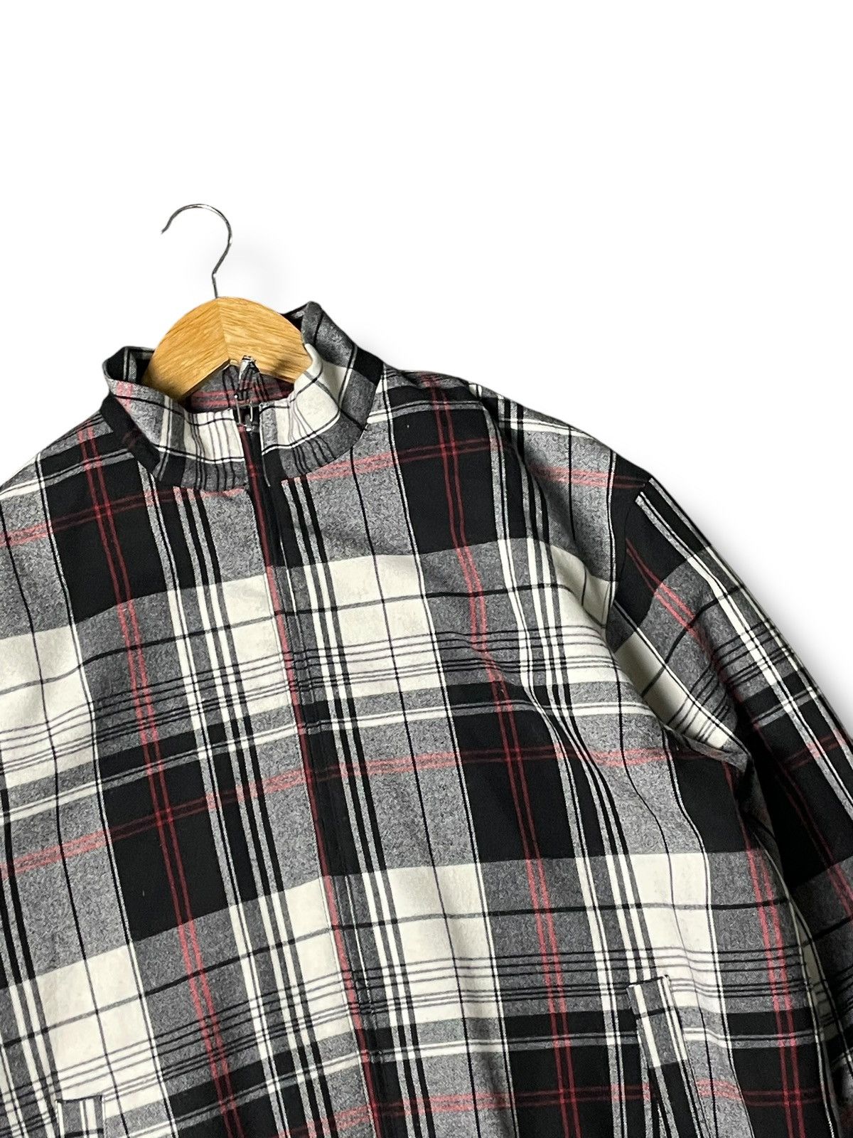Japanese Brand × Vintage DESSIN TRPU Flannel Zipped Light Jacket (89) Size US S / EU 44-46 / 1 - 2 Thumbnail