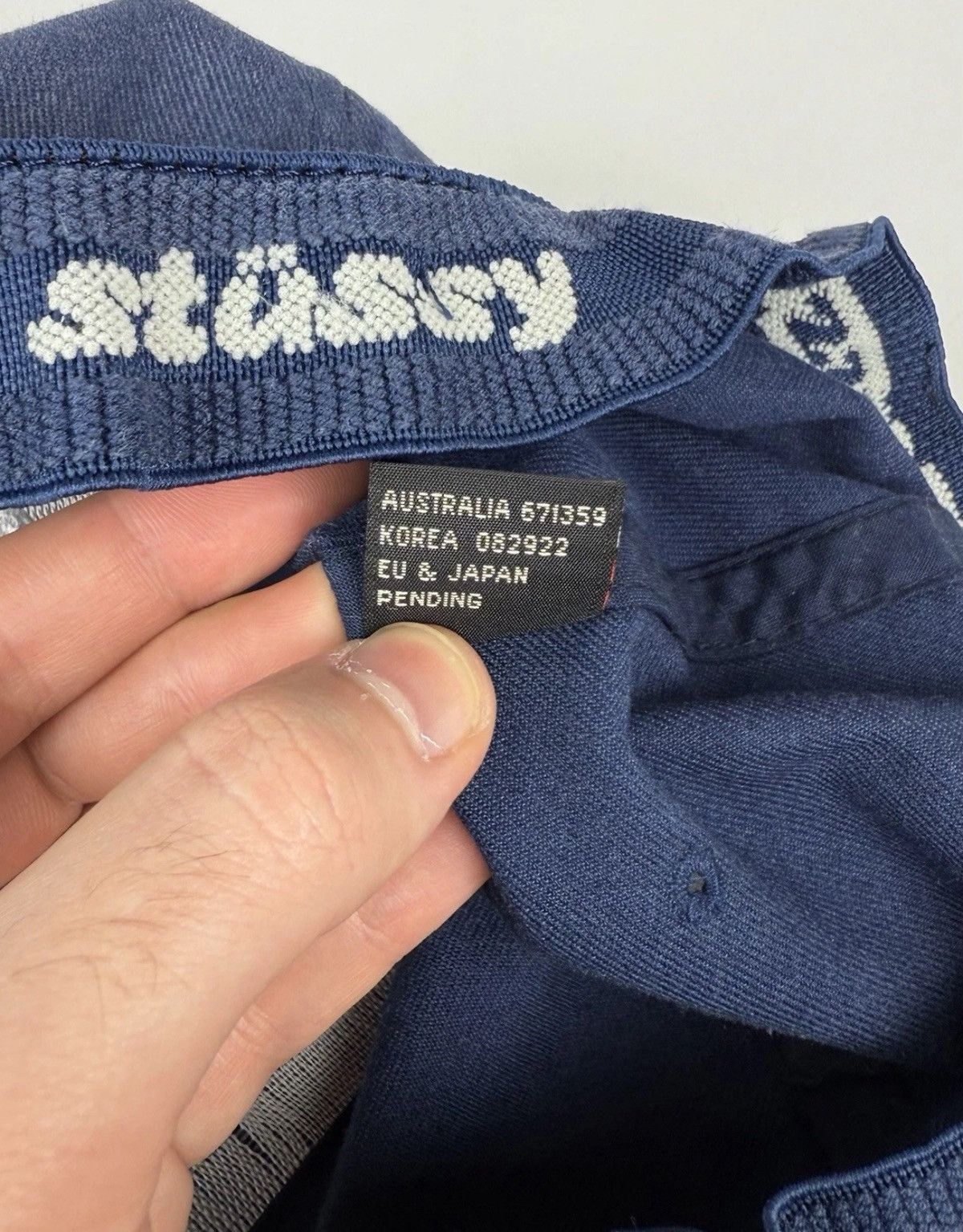 Stussy Vintage Stussy #4 Hats Cap Blue Rare Top Logo Skateboarding Size ONE SIZE - 14 Thumbnail