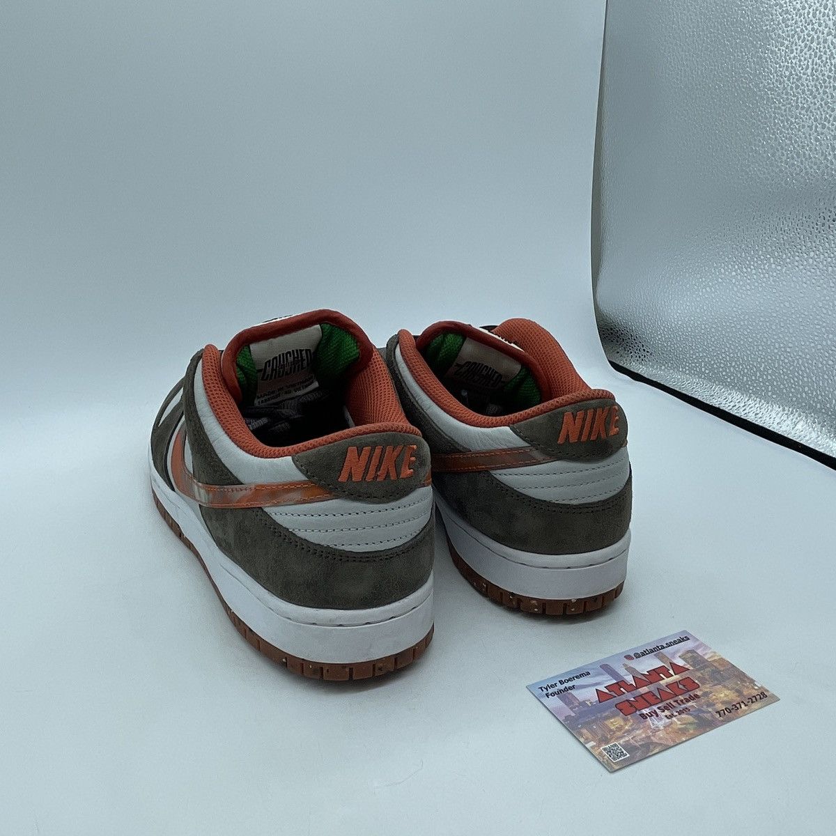 Nike Crushed D.C. x Dunk low golden hour Size US 9 / EU 42 - 4 Thumbnail