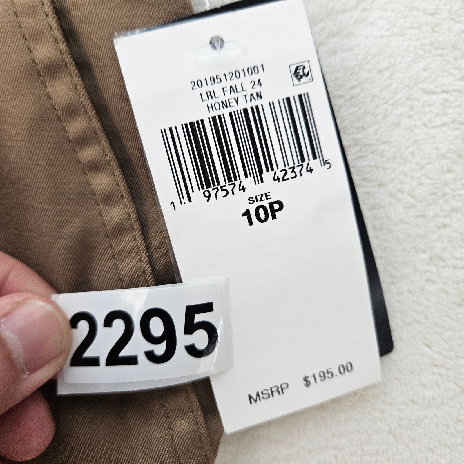 Lauren Ralph Lauren LAUREN RALPH LAUREN PETITE 10 UTILITY CARGO PANTS HONEY TAN Size 32" / US 10 / IT 46 - 5 Thumbnail
