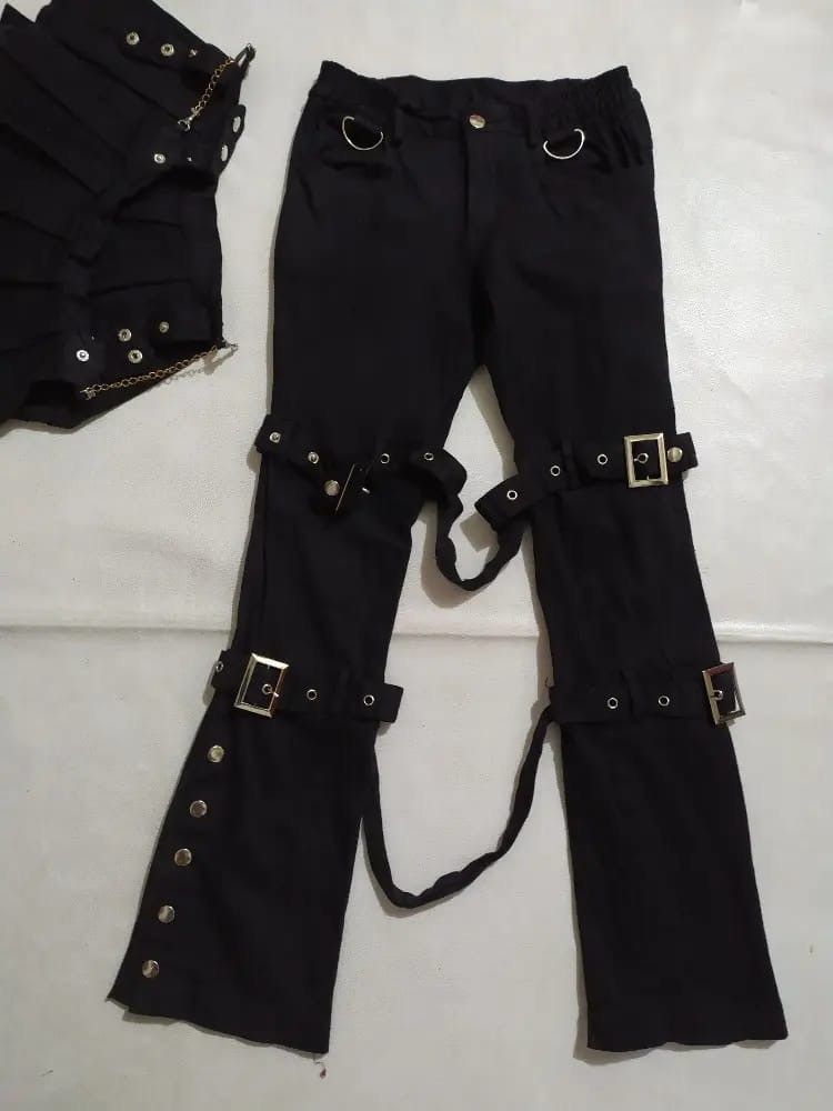 Japanese Brand Ichioku Japan Bondage Punk Pants Size US 28 / EU 44 - 8 Thumbnail