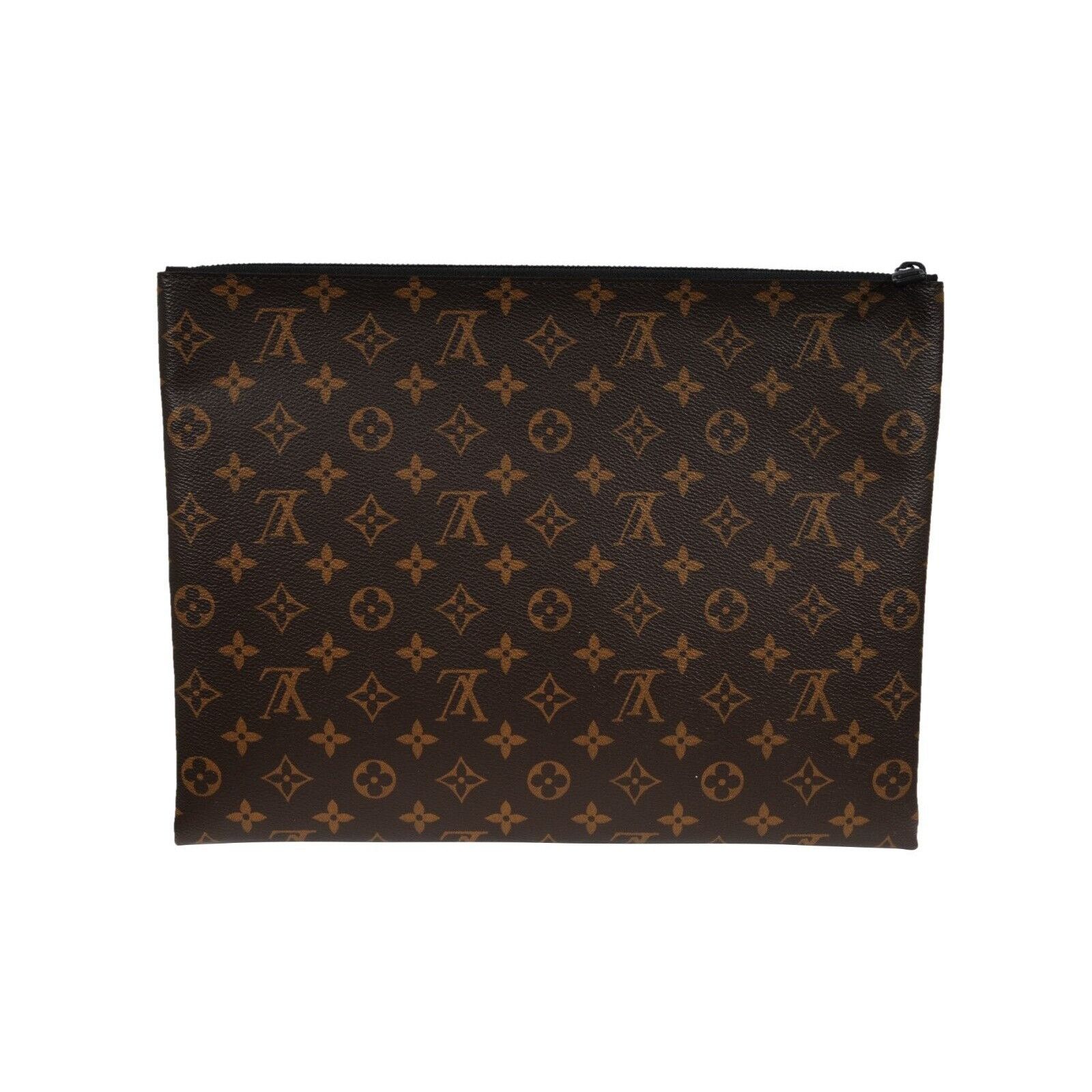 Louis Vuitton Virgil Solar Ray Pouch Orange Brown Canvas Monogram Size ONE SIZE - 6 Thumbnail