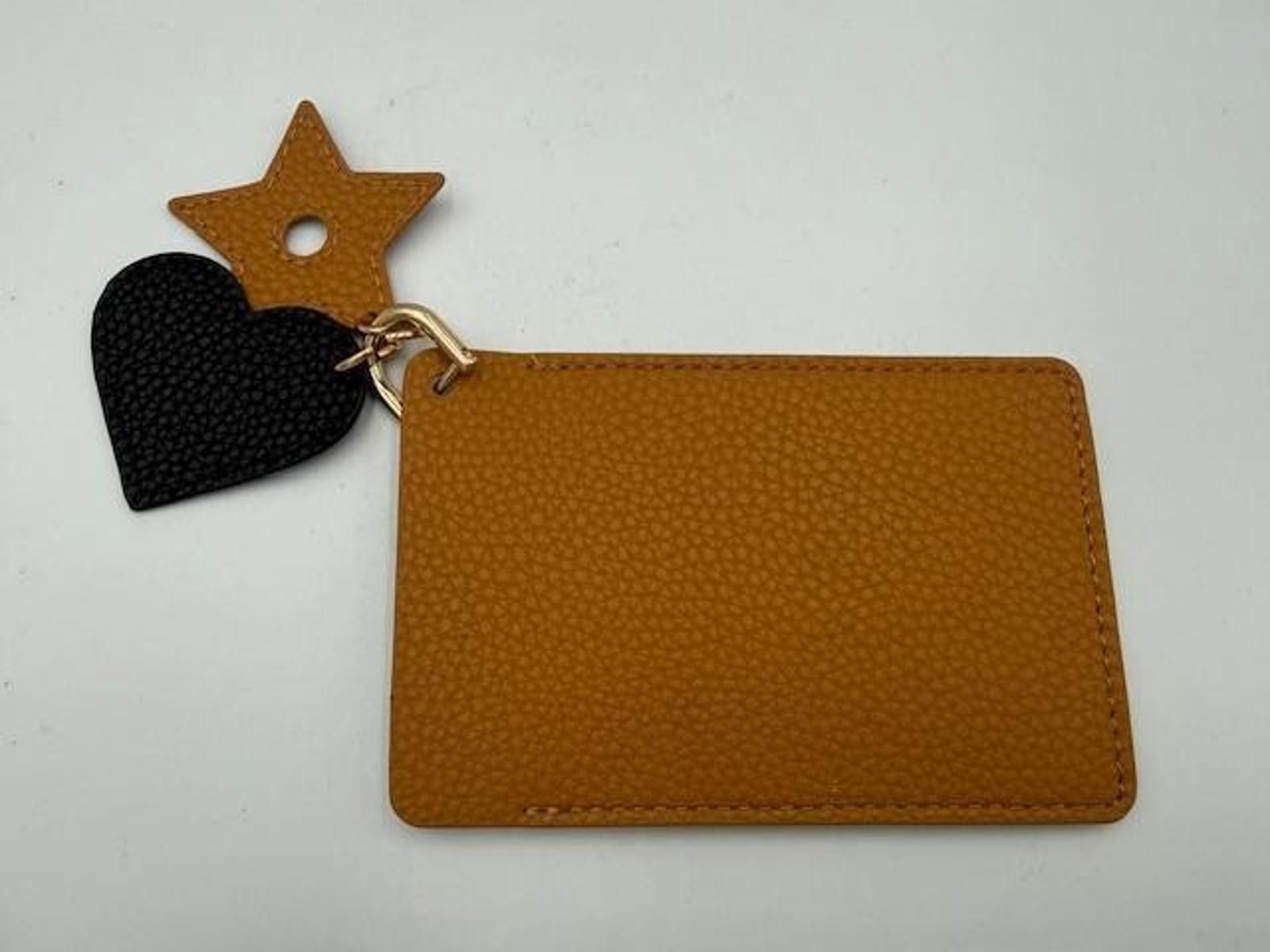 Other Dior Prestige Tan Mirror/Card Holder w/Black Heart/Star Size ONE SIZE - 4 Thumbnail