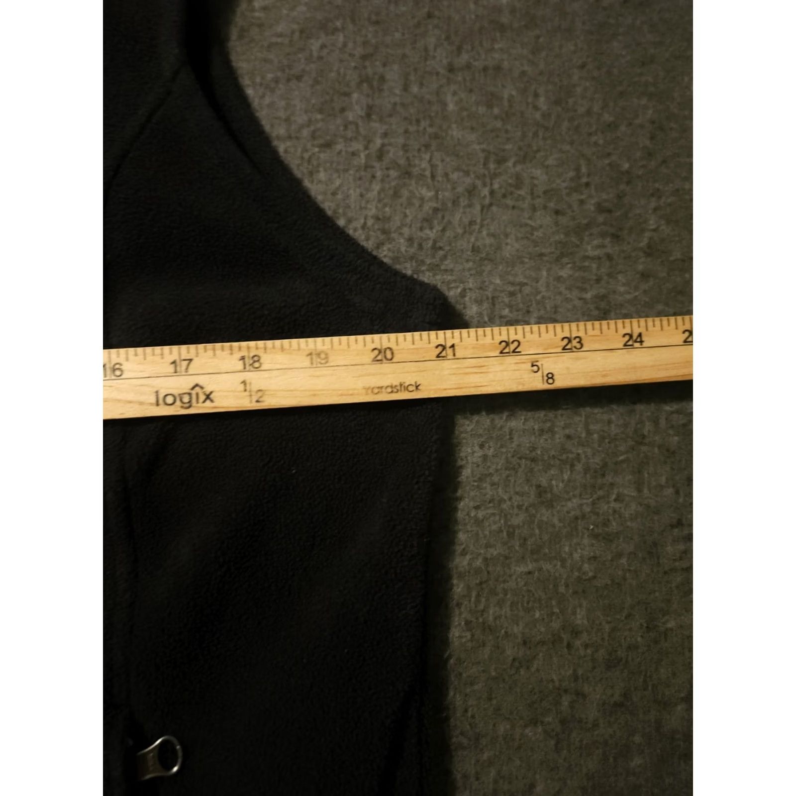 Vintage Columbia Vest Men's Large Black Full Zip Stand-Up Collar Pockets Fleece Outer Shell Polyester Regular Fit Size US L / EU 52-54 / 3 - 3 Thumbnail
