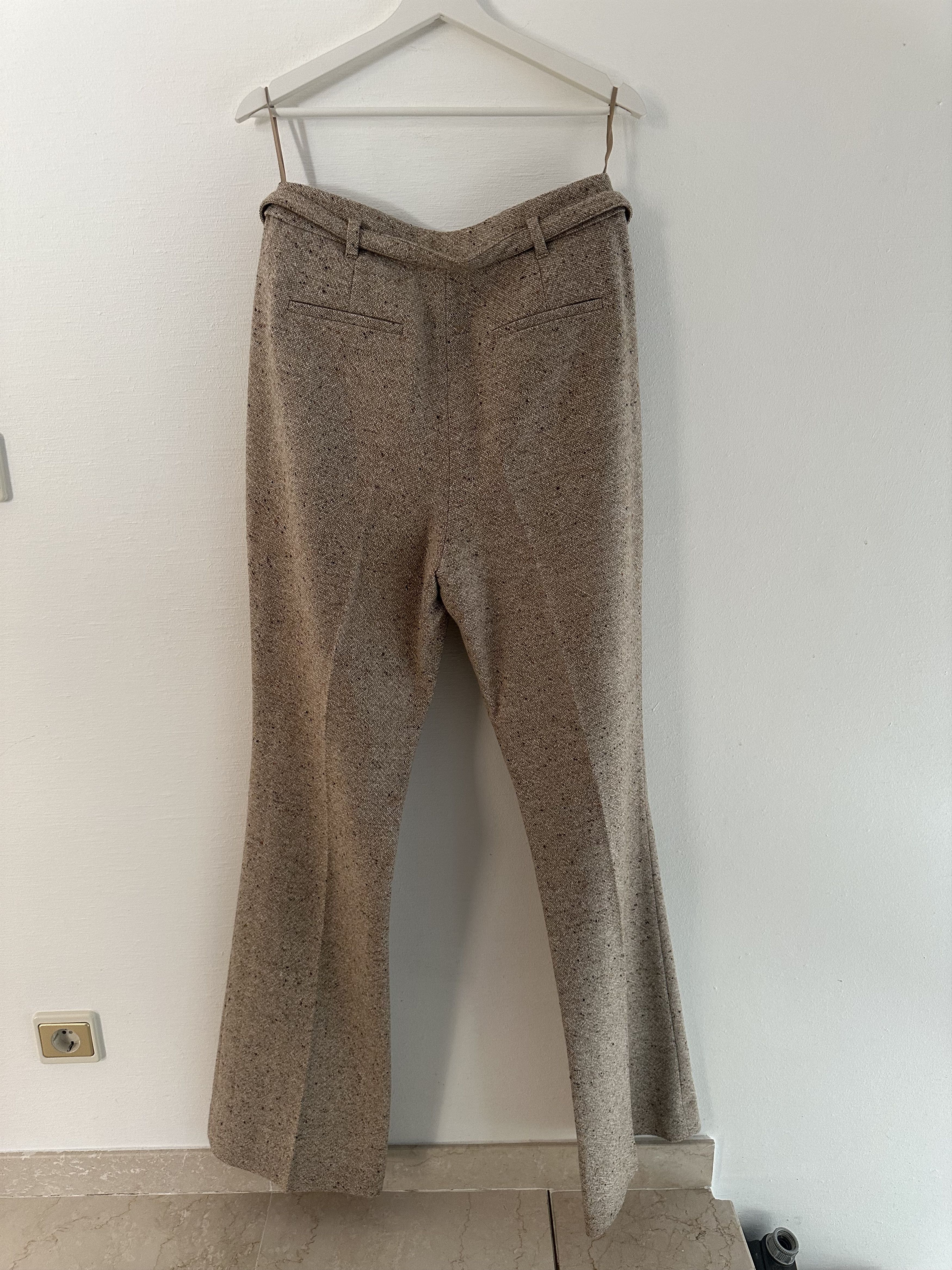 Gabriela Hearst Josh Pant in oatmeal multi Size 32" / US 10 / IT 46 - 14 Thumbnail