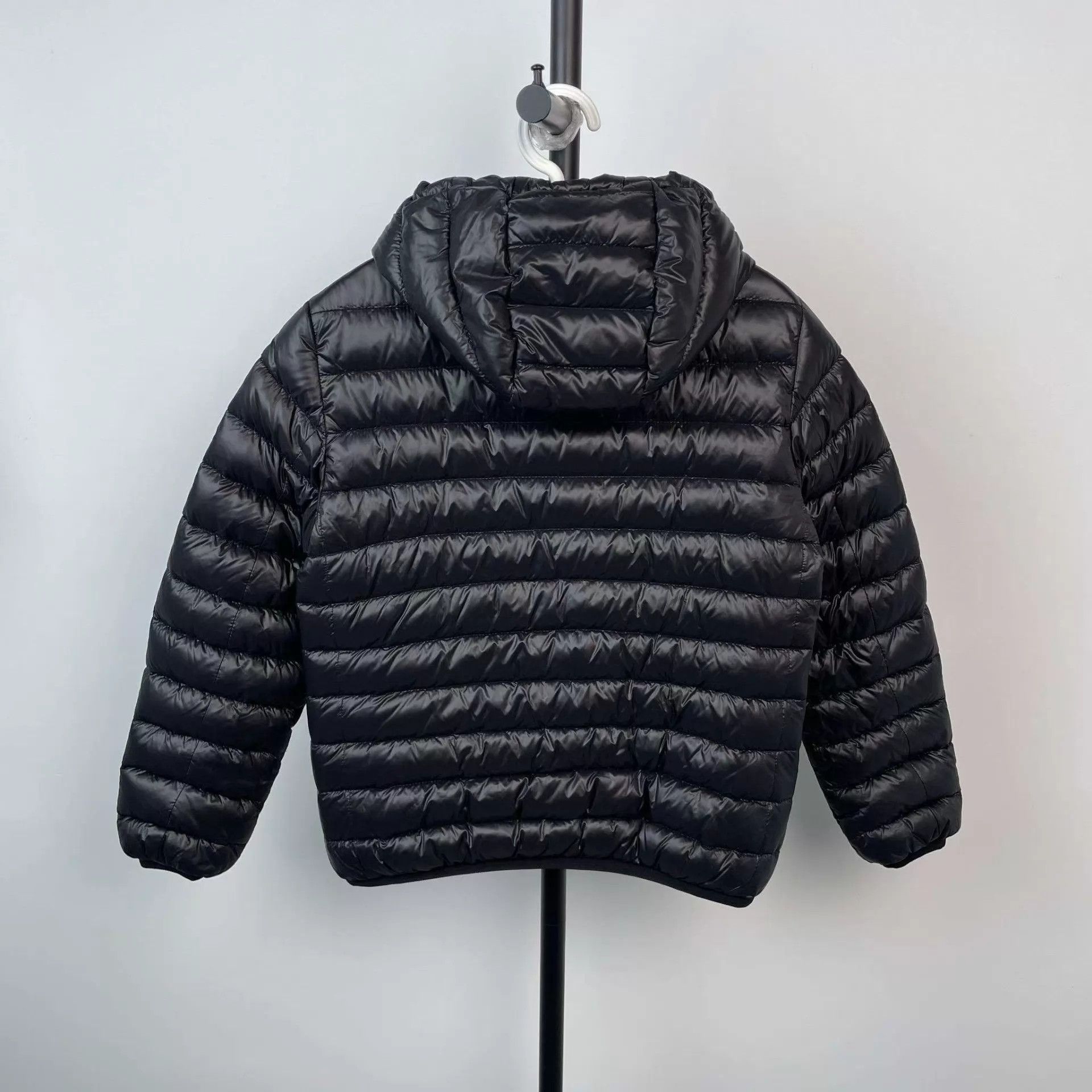 Prada Prada women's blue black colorblock hooded down coat 38 Size XS / US 0-2 / IT 36-38 - 2 Thumbnail
