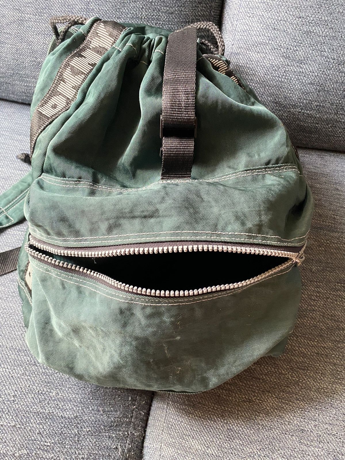 DKNY × Designer DKNY Forest Green Nylon Backpack Size ONE SIZE - 7 Thumbnail