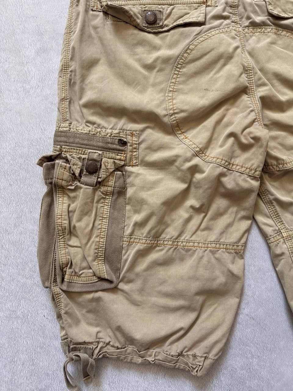 Alpha Industries Alpha Industries Cargo Shorts Faded Dirty Military Style Size US 32 / EU 48 - 8 Thumbnail