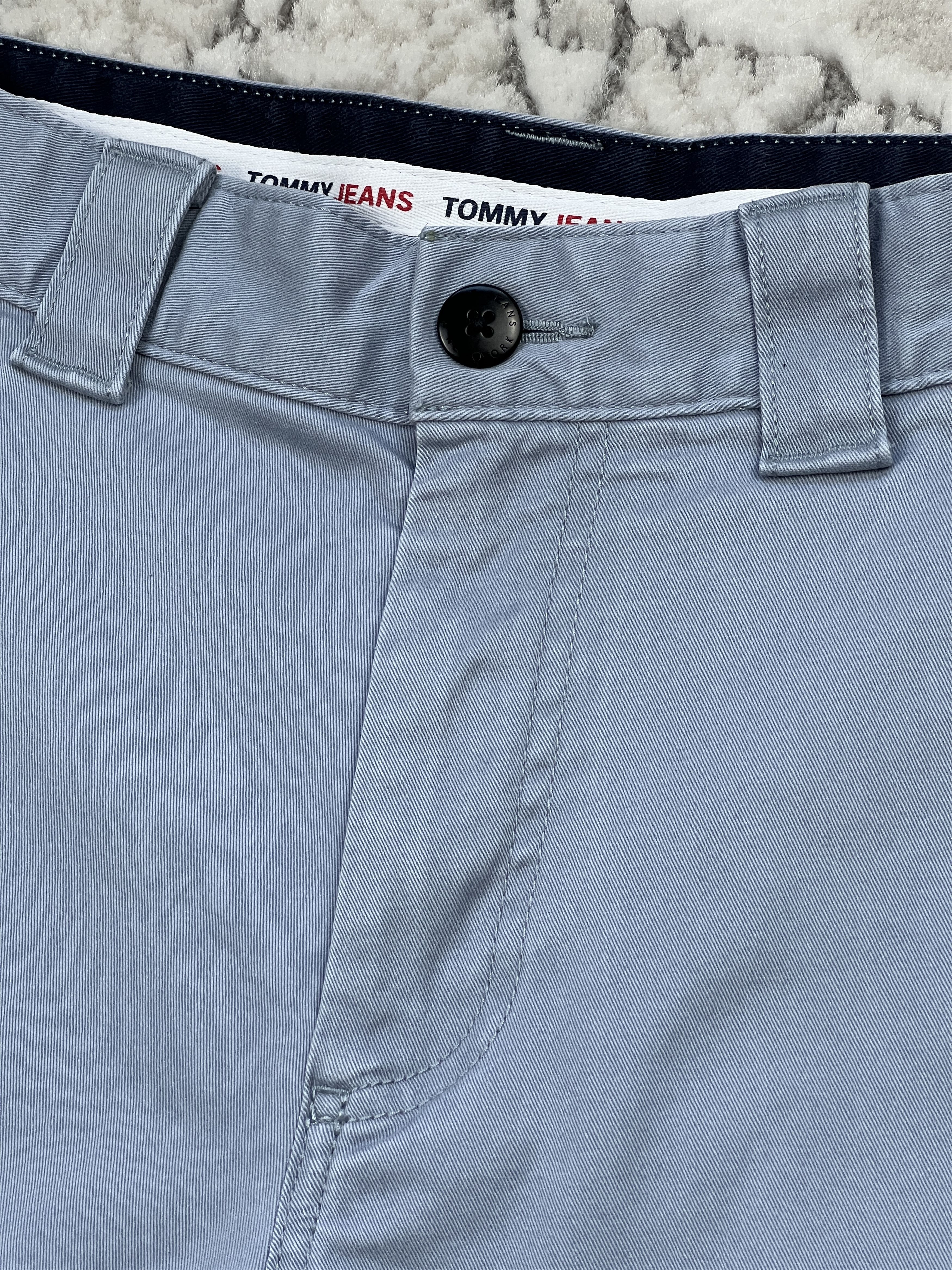 Tommy Jeans Tommy Jeans Scanton Slim Chino Shorts - Cinder Blue Size US 30 / EU 46 - 2 Thumbnail