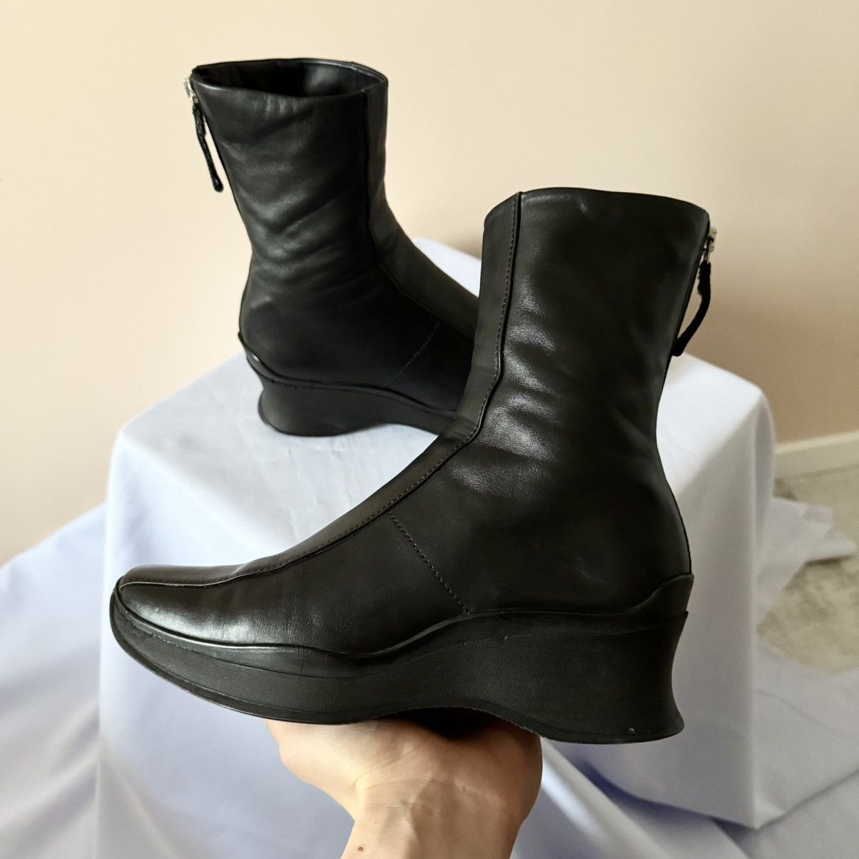 Prada Archive 1999 Prada Sport Ancle Black Vintage Boots Size US 5 / IT 35 - 10 Thumbnail