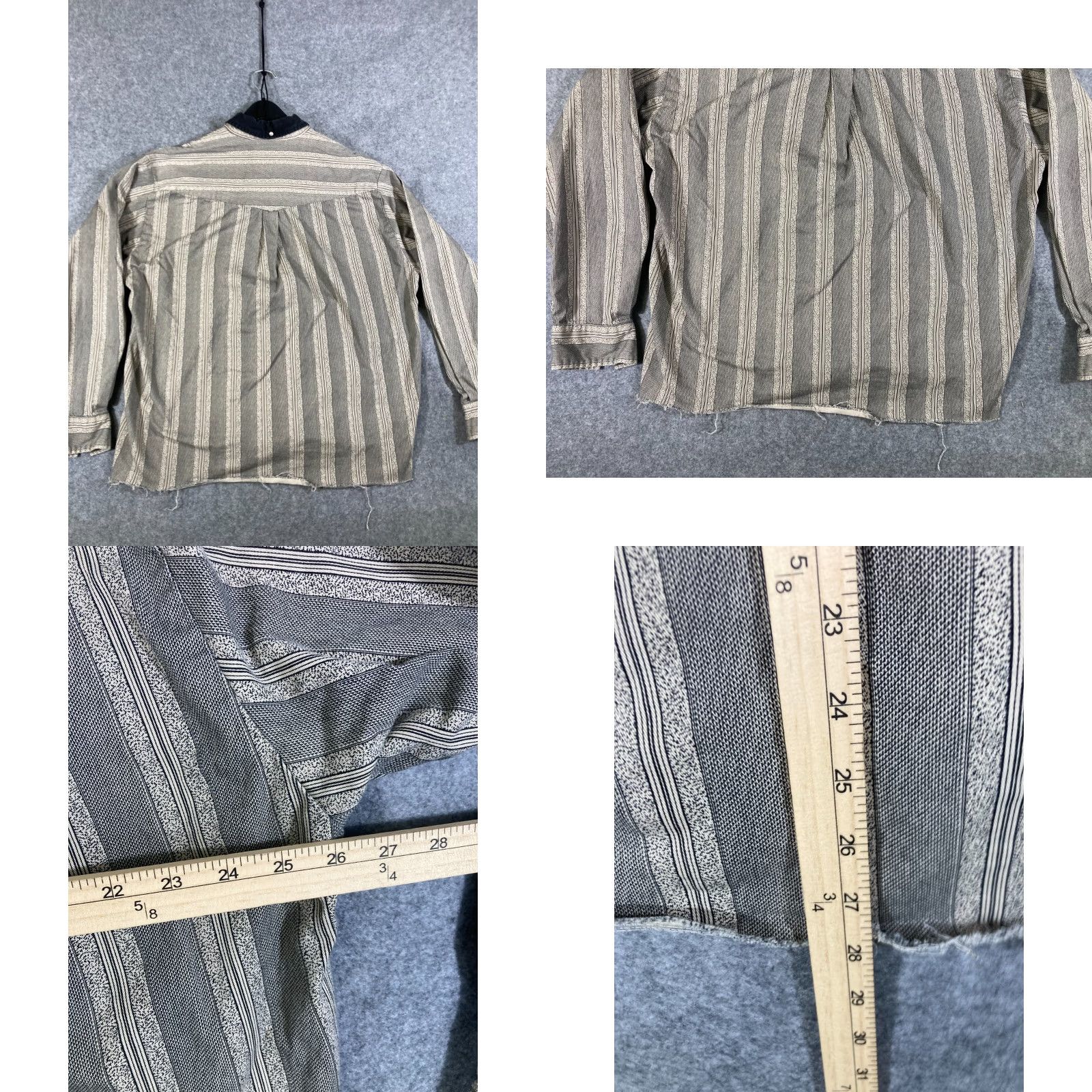 Vintage VINTAGE Cowboy Turtle Western Shirt Men XL Beige Black Striped Button-Up Long Sleeve Size US XL / EU 56 / 4 - 8 Thumbnail