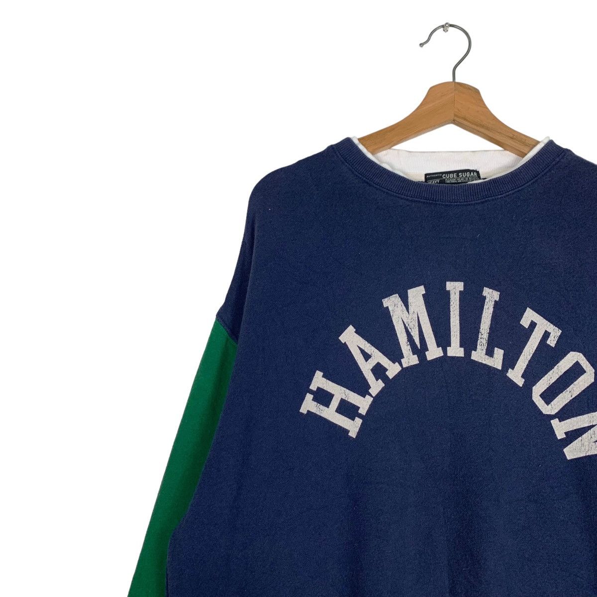 Hamilton HAMILTON Big Logo Colorblock Sweatshirts #0716-C33 Size US M / EU 48-50 / 2 - 6 Thumbnail