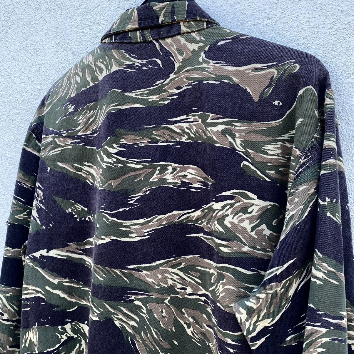 Other US ARMY 'Tiger Stripes Camouflage' Nam-War Jacket 80s USA Size US L / EU 52-54 / 3 - 5 Thumbnail