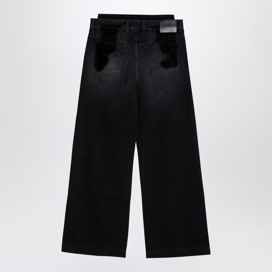 The Attico o1d2blof1024 Denim Jeans In Black Size 27" / US 4 / IT 40 - 2 Thumbnail