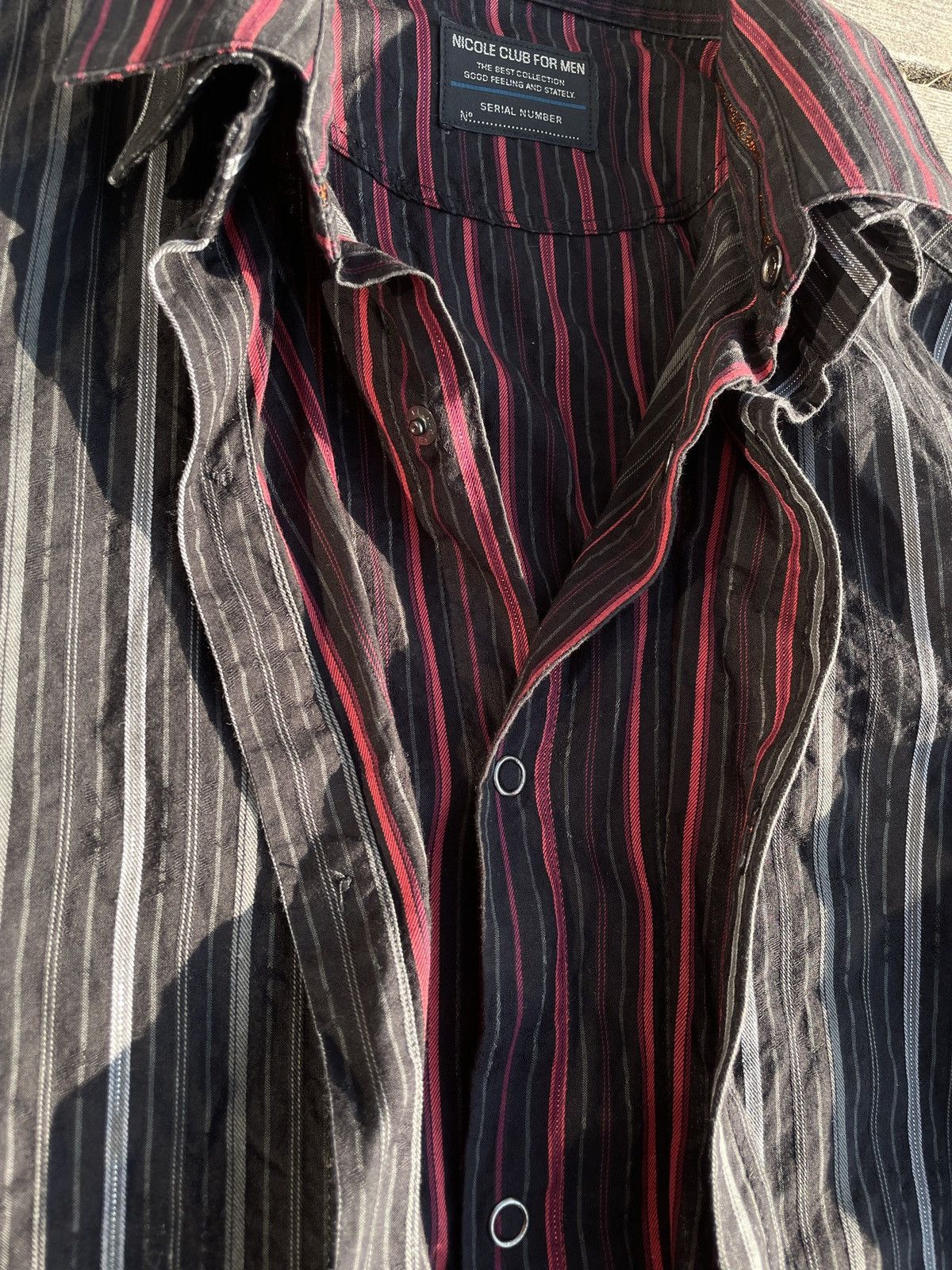 If Six Was Nine 2000s Japanese archive Vkei Layered Button Shirts Y2K Size US S / EU 44-46 / 1 - 7 Thumbnail