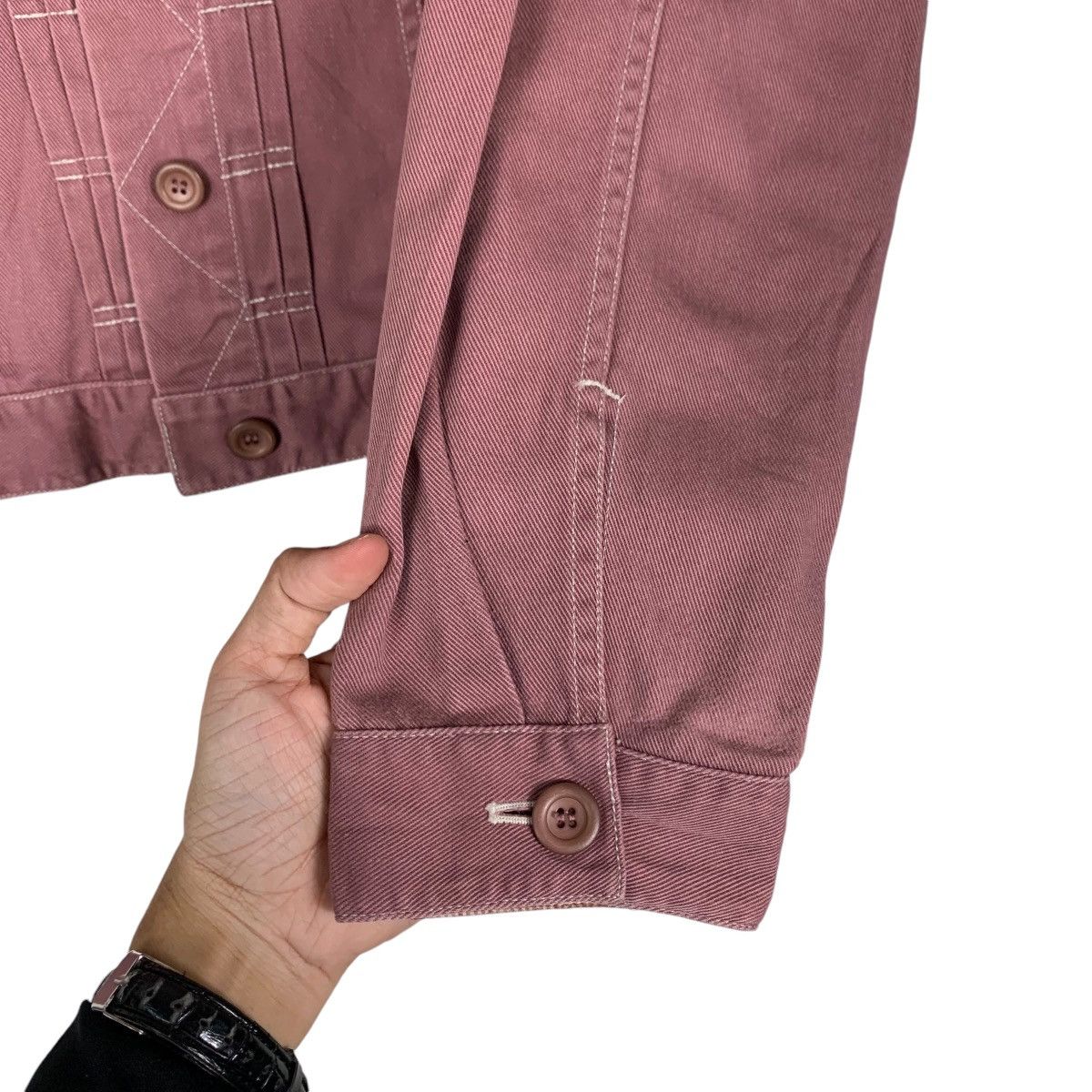 Japanese Brand KETTY Embroidery Big Logo Pink Jacket #1398-C63 Size M / US 6-8 / IT 42-44 - 13 Thumbnail