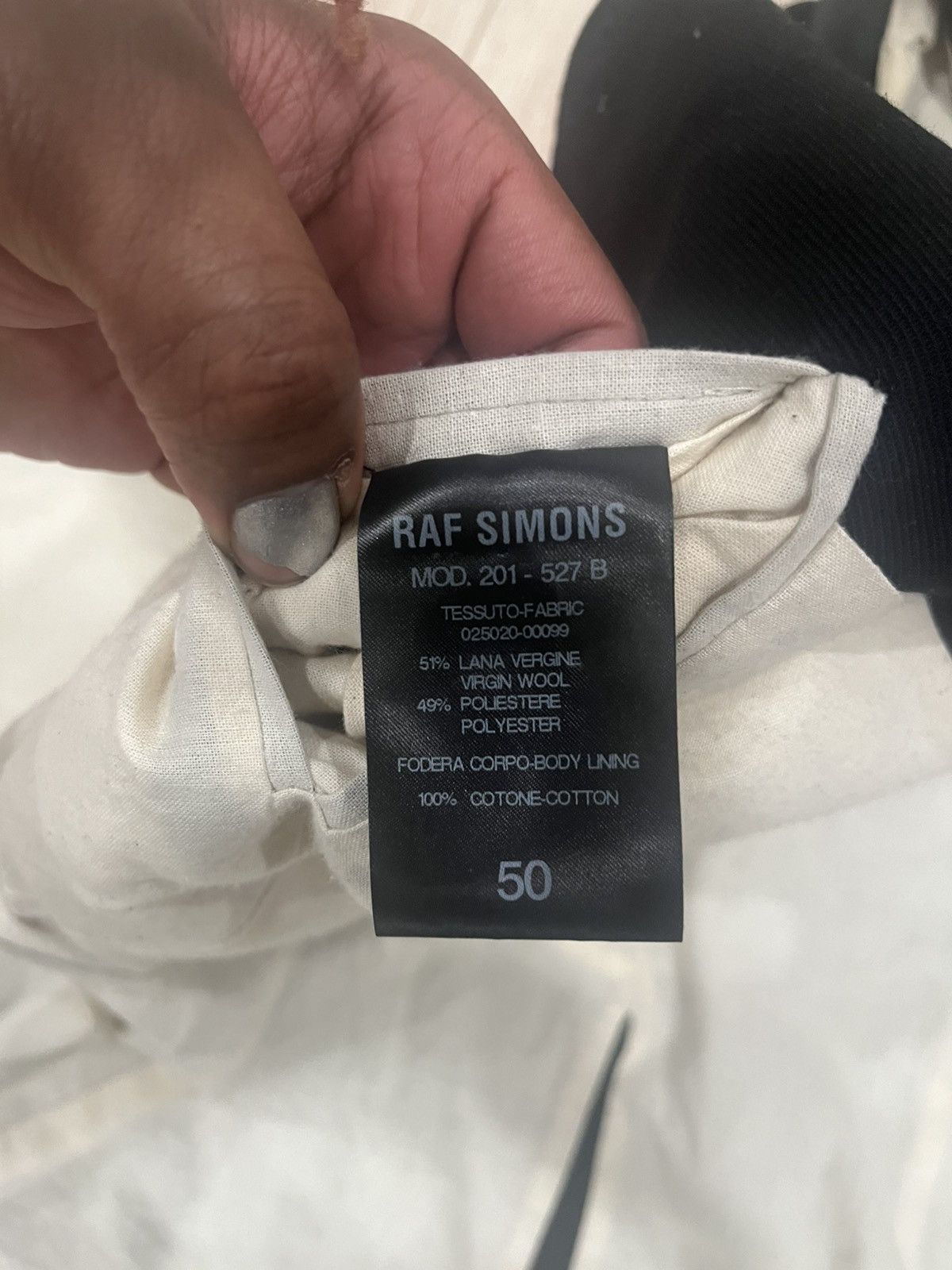 Raf Simons Raf Simons Sleeveless Cut Blazer Size 50R - 4 Thumbnail