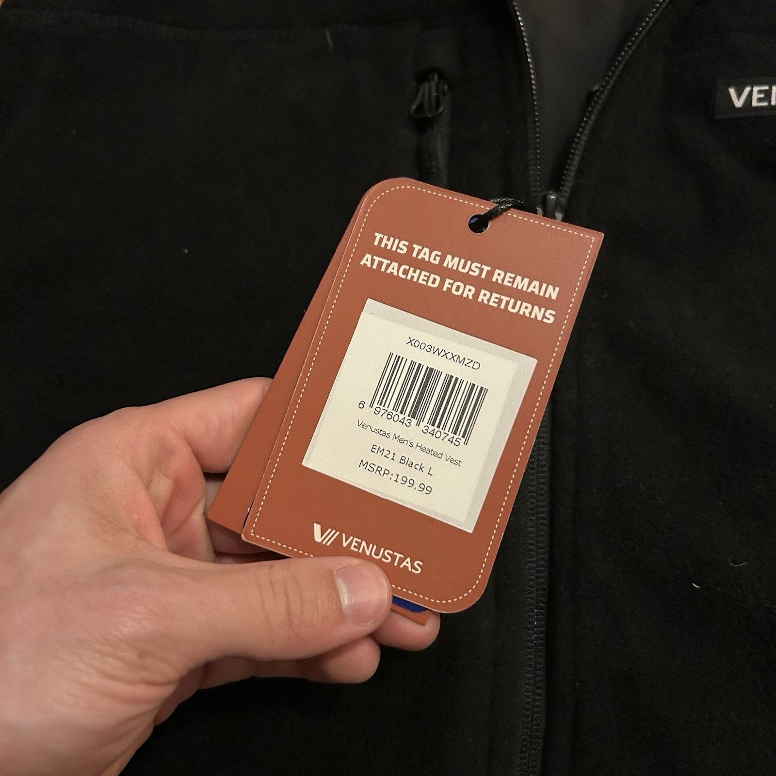 Other NEW $199 Venustas Heated Fleece Full Zip Vest 7.4V EM21 Size US L / EU 52-54 / 3 - 2 Thumbnail