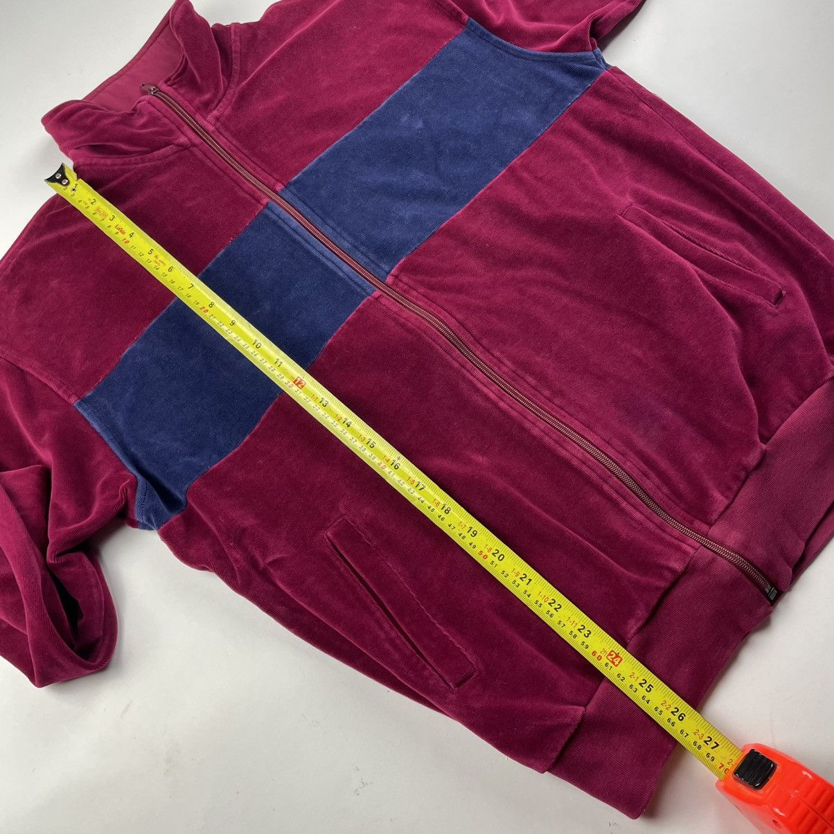 Nordstrom Vintage 80’s Nordstrom Brand Velour Track Jacket Magenta Size US L / EU 52-54 / 3 - 4 Thumbnail