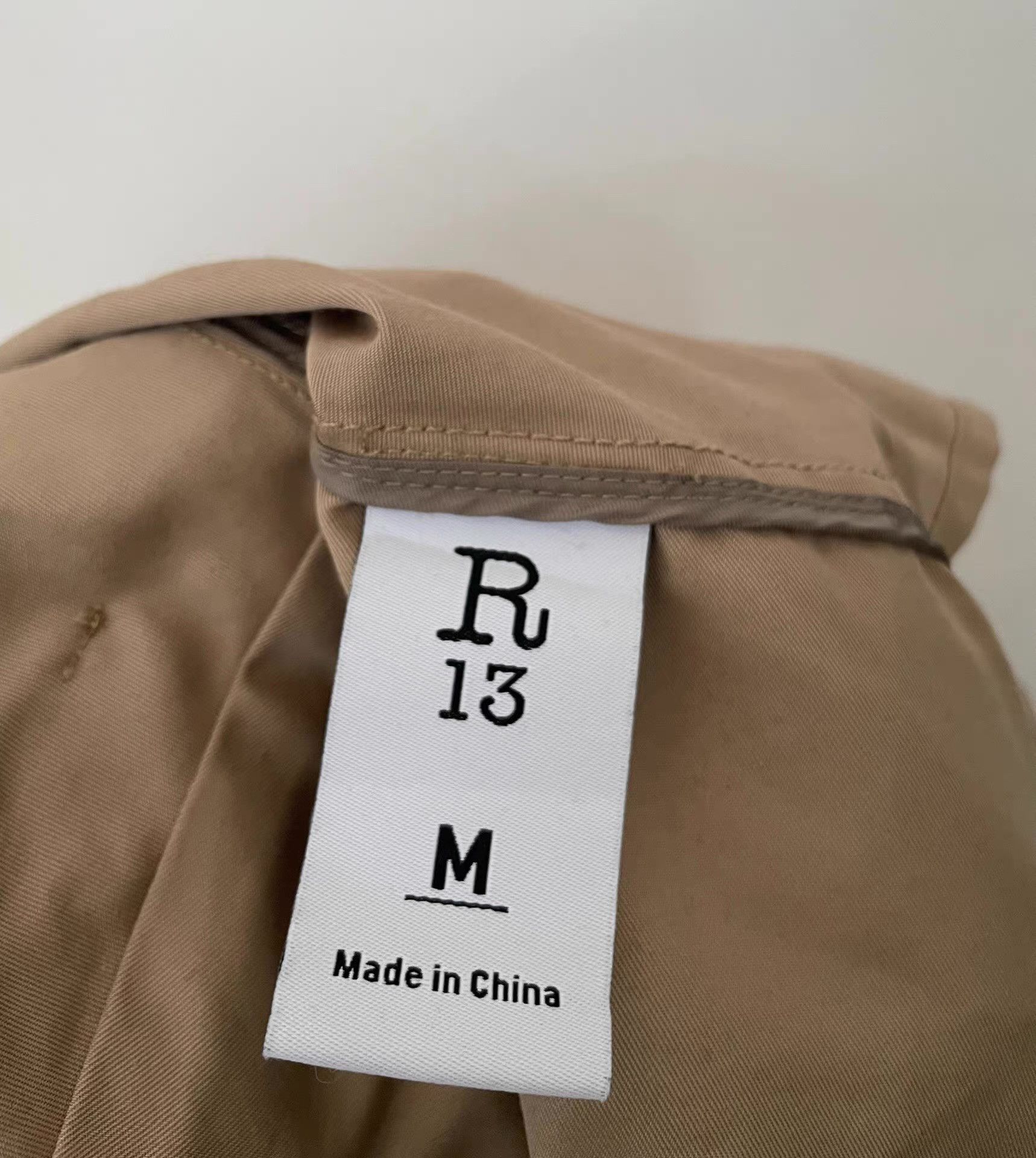 R13 R13 Unisex Double-Breasted Trench Coat Ｑ21 Size US M / EU 48-50 / 2 - 6 Thumbnail