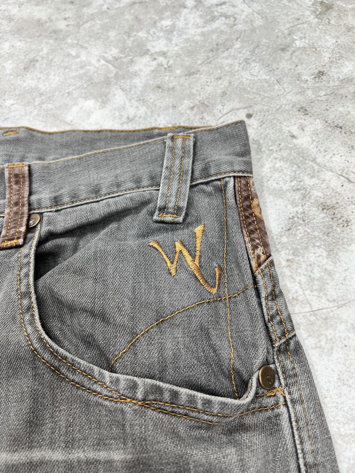 Vintage × Wu-Tang Clan Wu wear denim shorts 34 Size US 34 / EU 50 - 2 Thumbnail