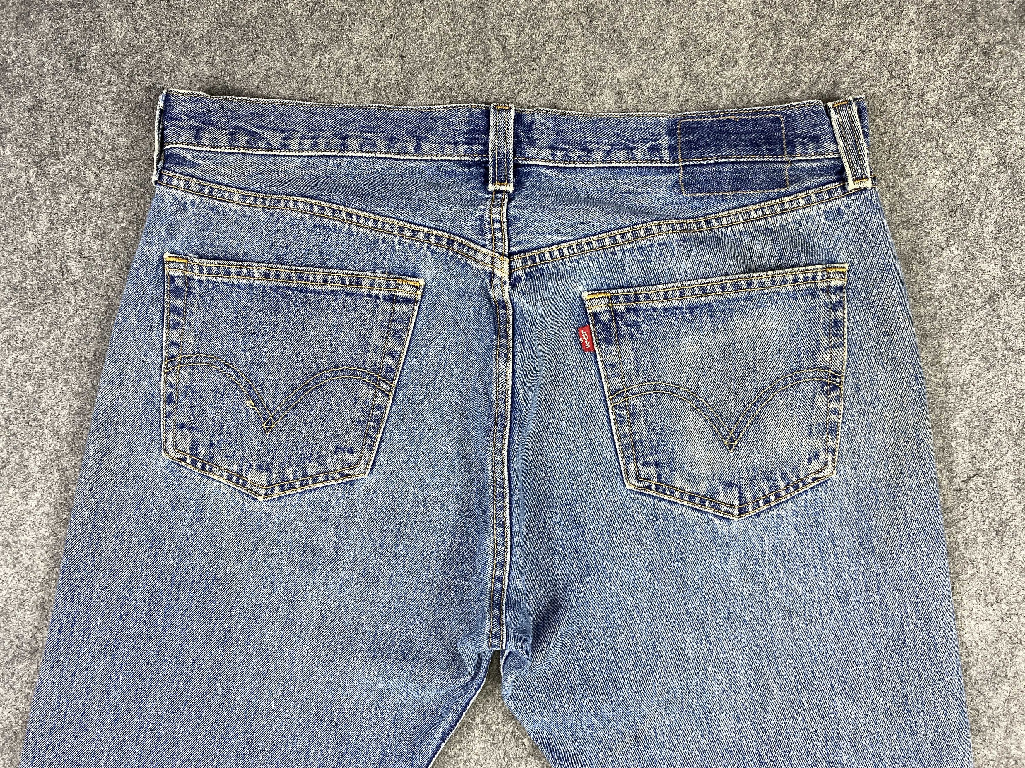 Levi's Earth Tone Vintage Levi's 501 Jeans 37x29.5 Denim -JN1678 Size US 37 - 4 Thumbnail
