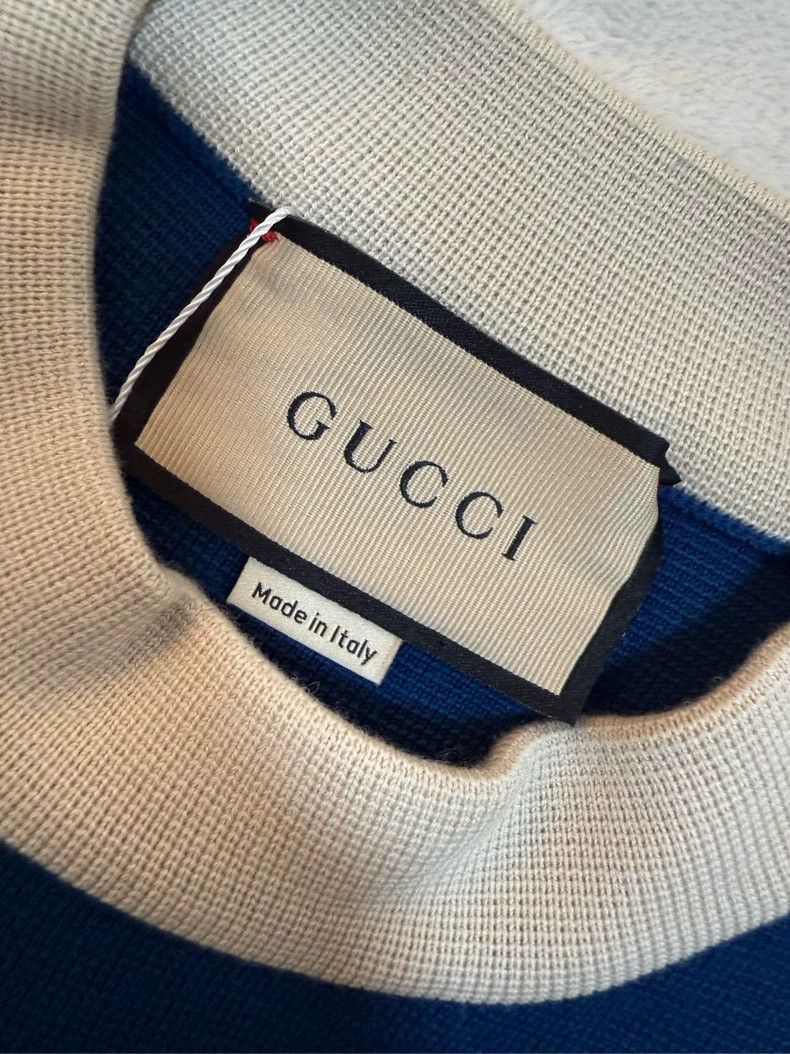Gucci GucciBlue and white dress 2503-Nextarrow Size XS / US 0-2 / IT 36-38 - 2 Thumbnail