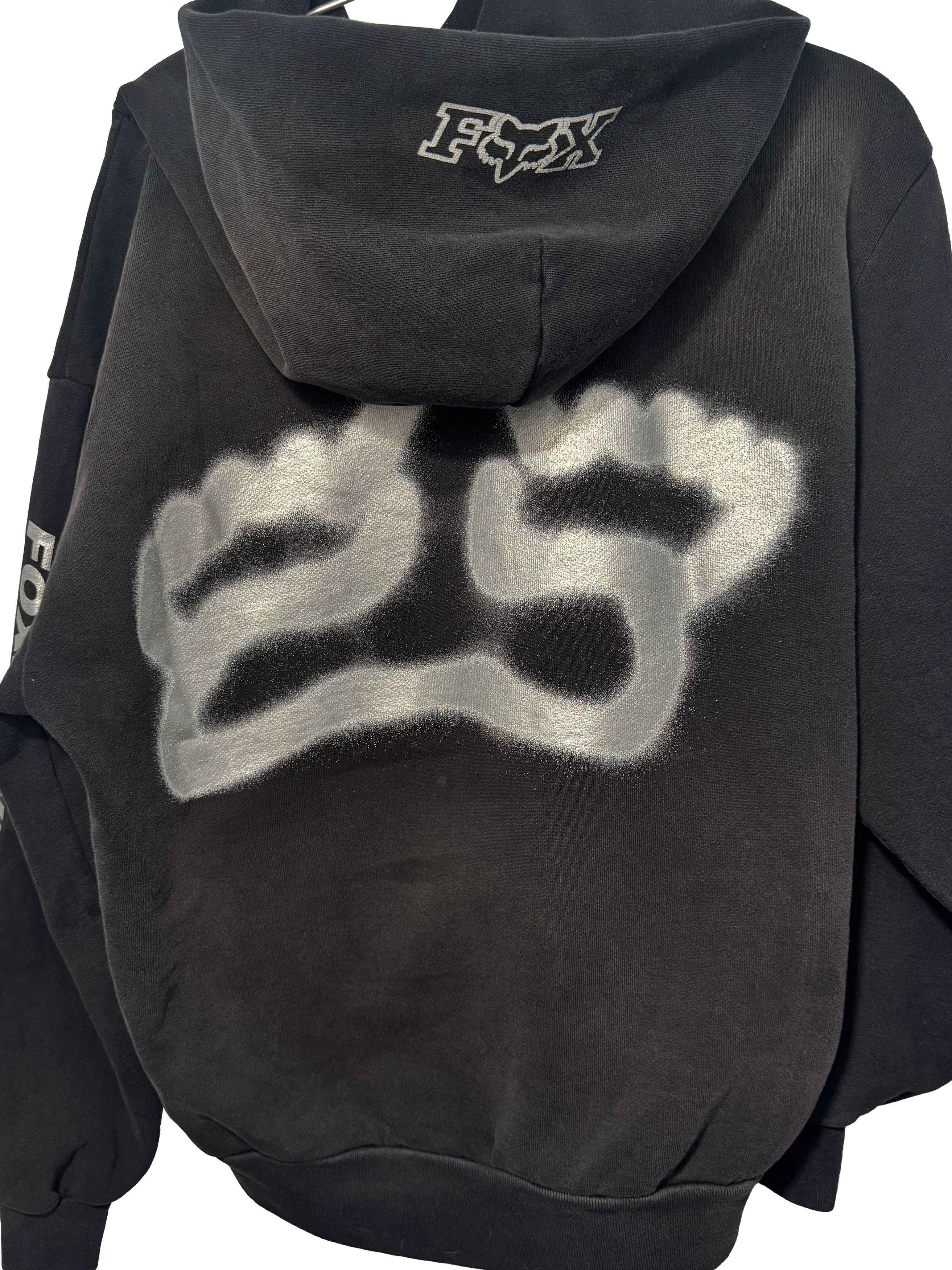 Travis Scott x Fox Racing★ロゴ フーディー Black 送関込 Fox Racing × Travis Scott Travis Scott X Fox Racing Hoodie