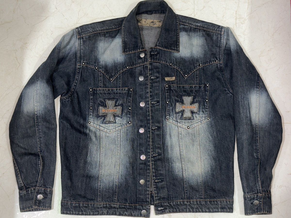 Other Vintage KORN Official Denim Jacket–Early 2000s–Size L – Rare Size US L / EU 52-54 / 3 - 1 Thumbnail
