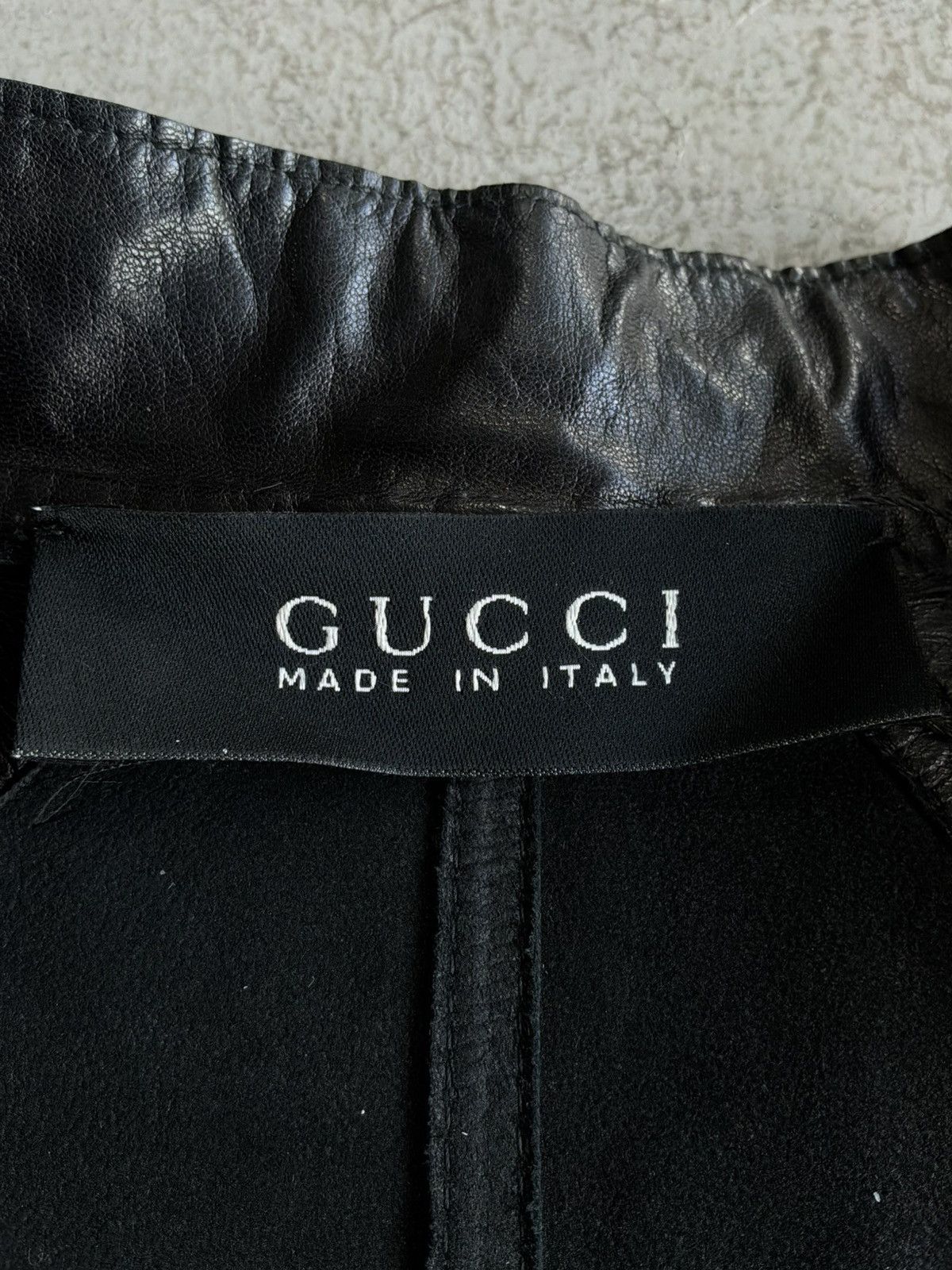 Gucci 90s Gucci - Tom Ford Era - Belted Leather Trench Jacket Size S / US 4 / IT 40 - 10 Thumbnail