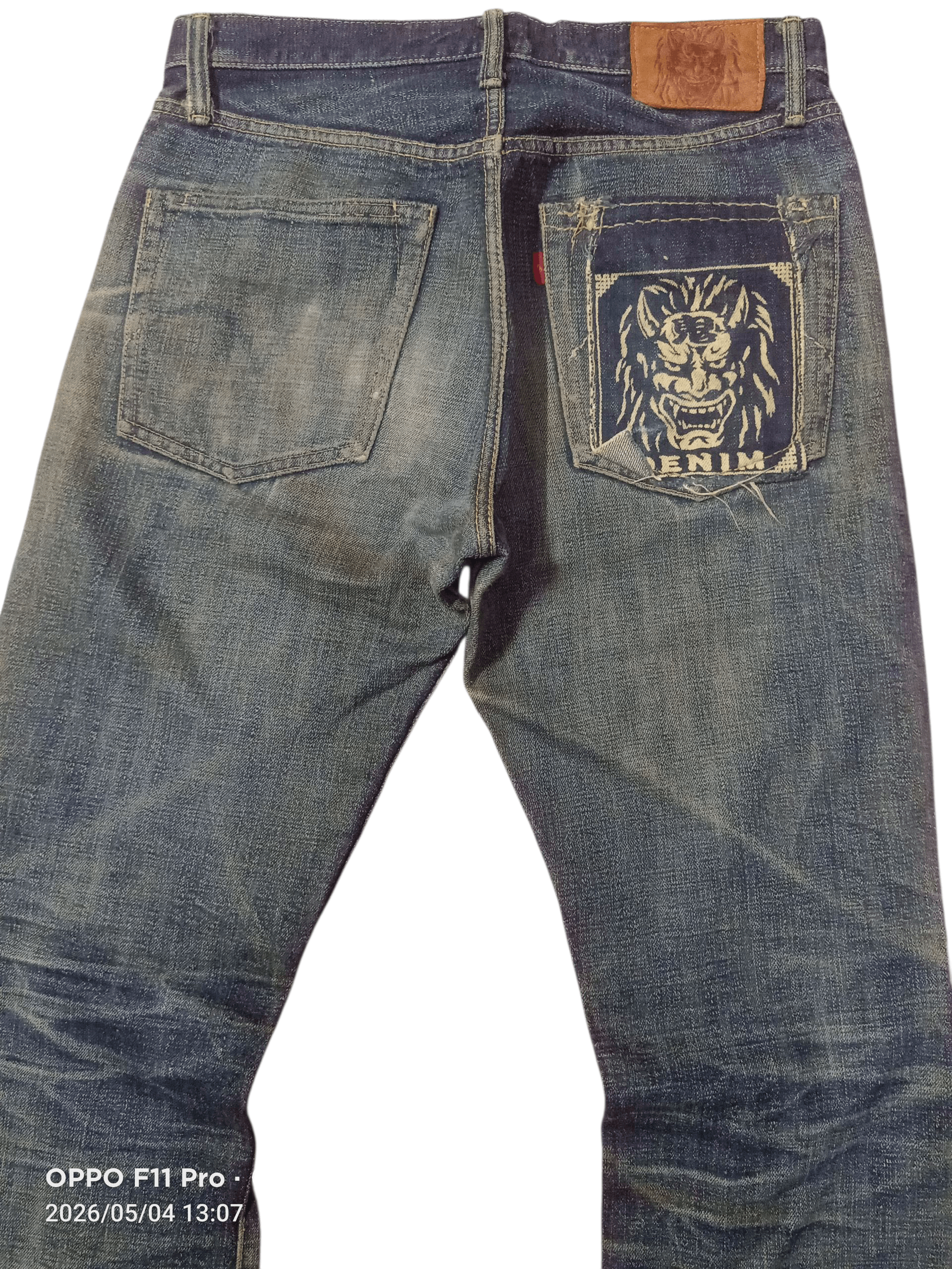 Oni Oni Denim 14oz Pure Blue Distressdenim Redselved Size US 30 / EU 46 - 1 Thumbnail