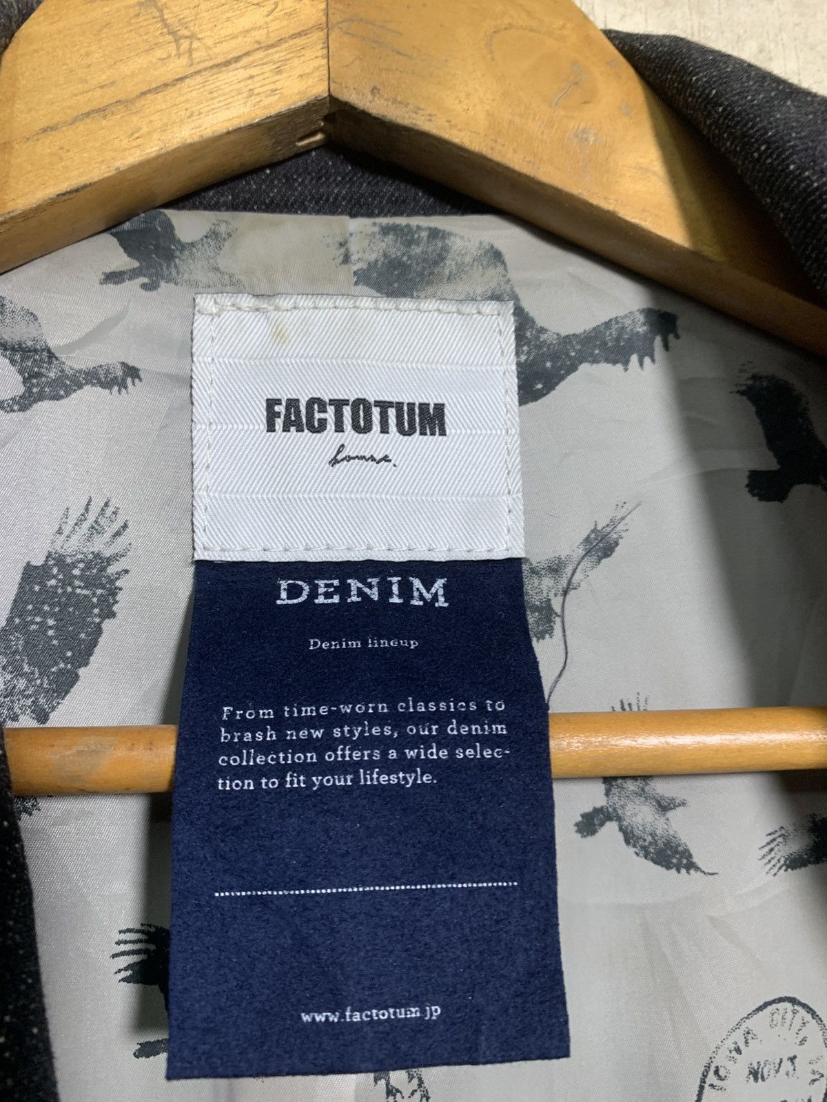 FACTOTUM × Sophnet. 🔥FACTOTUM DENIM JACKETS DARK BLUE Size US M / EU 48-50 / 2 - 9 Thumbnail
