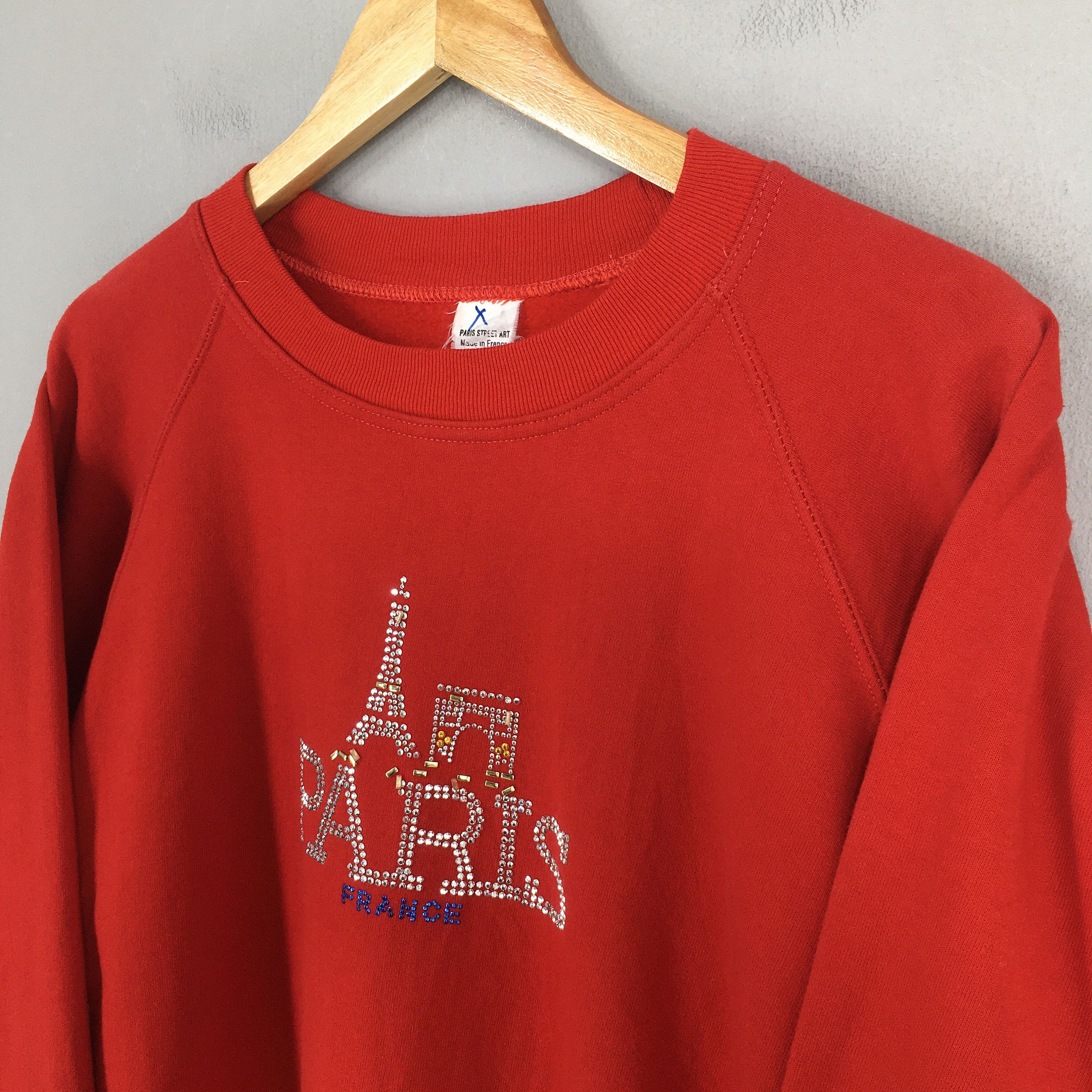 Vintage Vintage Paris France Eiffel Tower Sweatshirts Medium Size US M / EU 48-50 / 2 - 3 Thumbnail