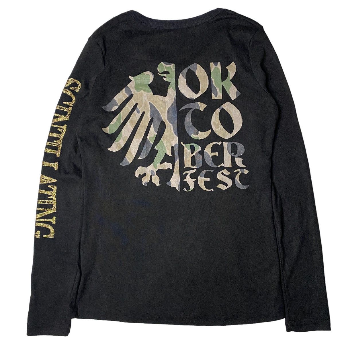 If Six Was Nine × Japanese Brand × Le Grande Bleu (L.G.B.) Japanese Studded Patchwork Poem Longsleeve Size US S / EU 44-46 / 1 - 5 Thumbnail