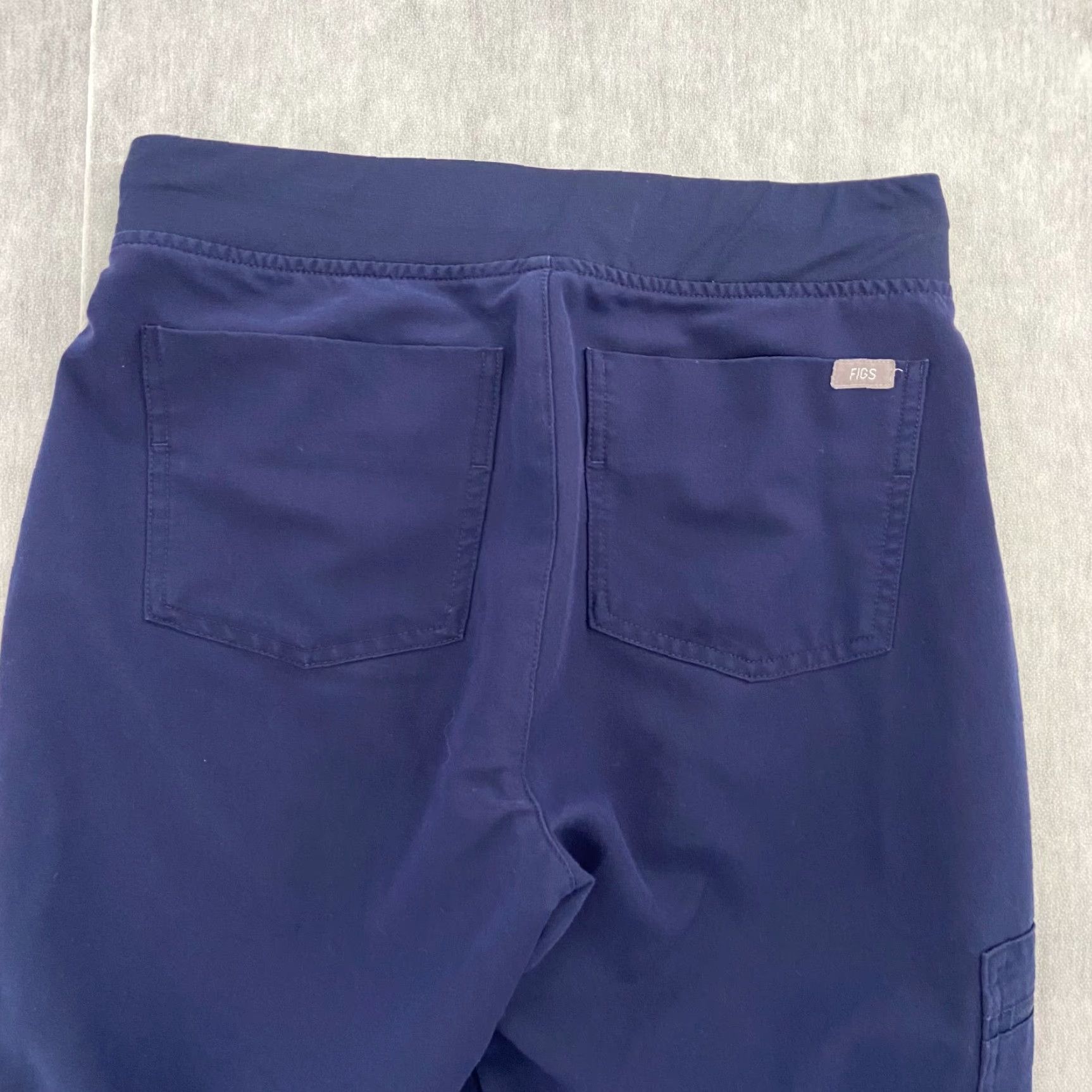 Vintage Figs Scrub Pants Womens XS Blue Zamora Joggers Technical Collection Ladies Size 26" / US 2 / IT 38 - 4 Thumbnail
