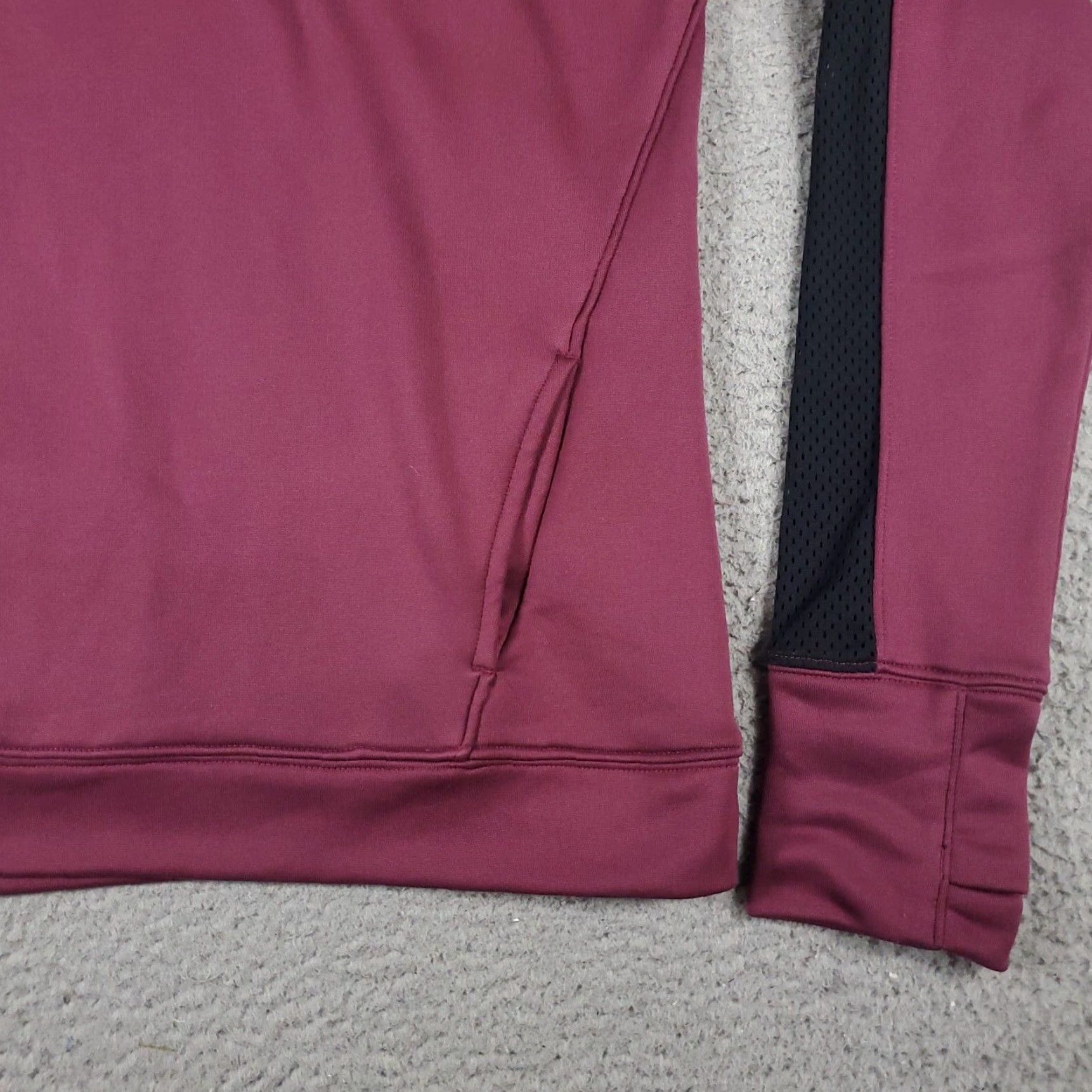 Under Armour VINTAGE Under Armour Womens Sweatshirt Pullover Hoodie Small Burgundy Casual Activewear Sports Size S / US 4 / IT 40 - 5 Thumbnail