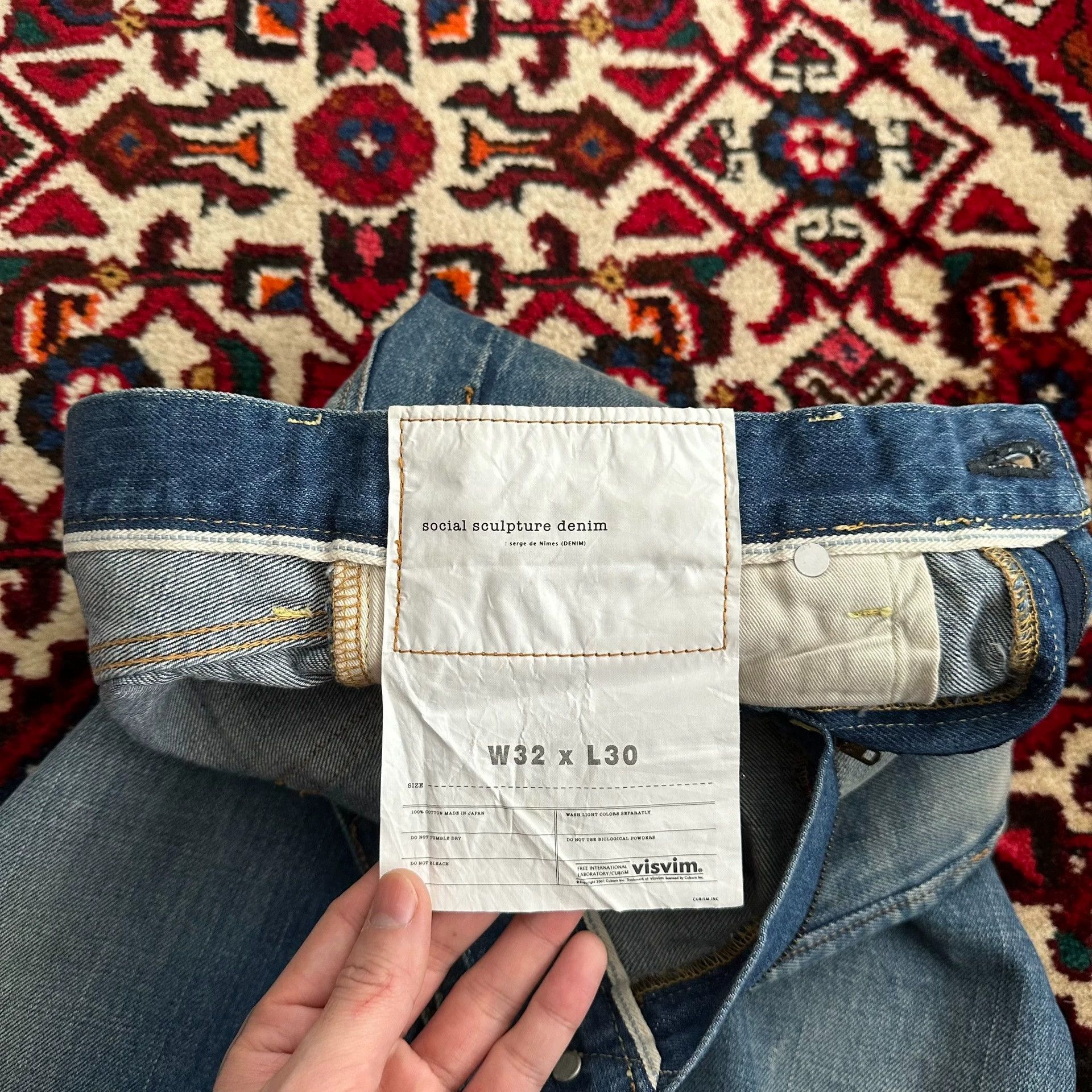 Visvim visvim 13aw 04d5 Rare Yellow Mud Wash Denim W32L30 Size US 32 / EU 48 - 6 Thumbnail