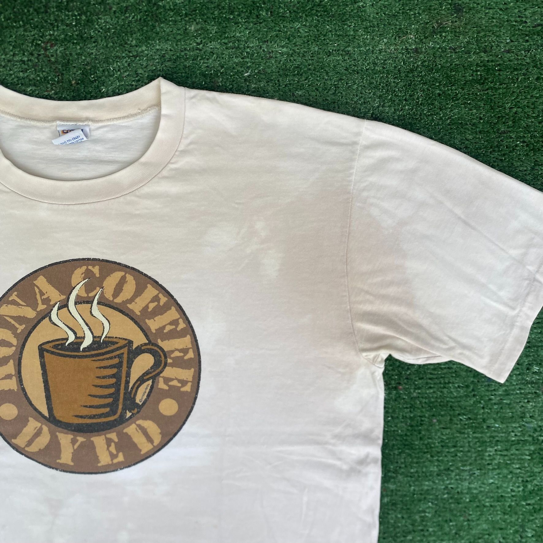 Vintage Vintage 90s Kona Coffee Dyed Shirt Crazy Shirts Hawaii Tee Size US L / EU 52-54 / 3 - 2 Thumbnail