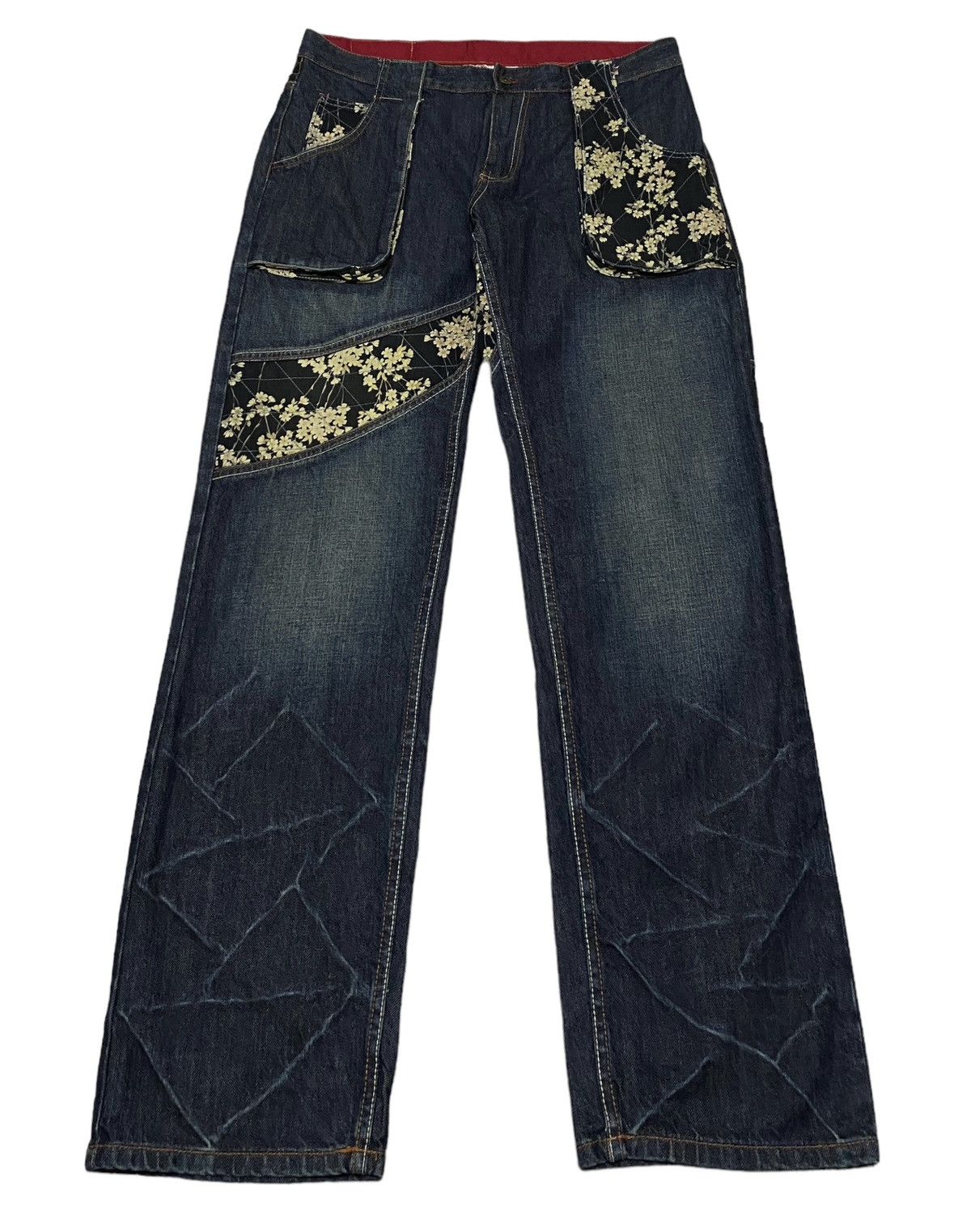 image of Avant Garde x Vintage Very Design Vintage Brand Infinity Sukajan Jeans 1990S in Denim (Size 36)