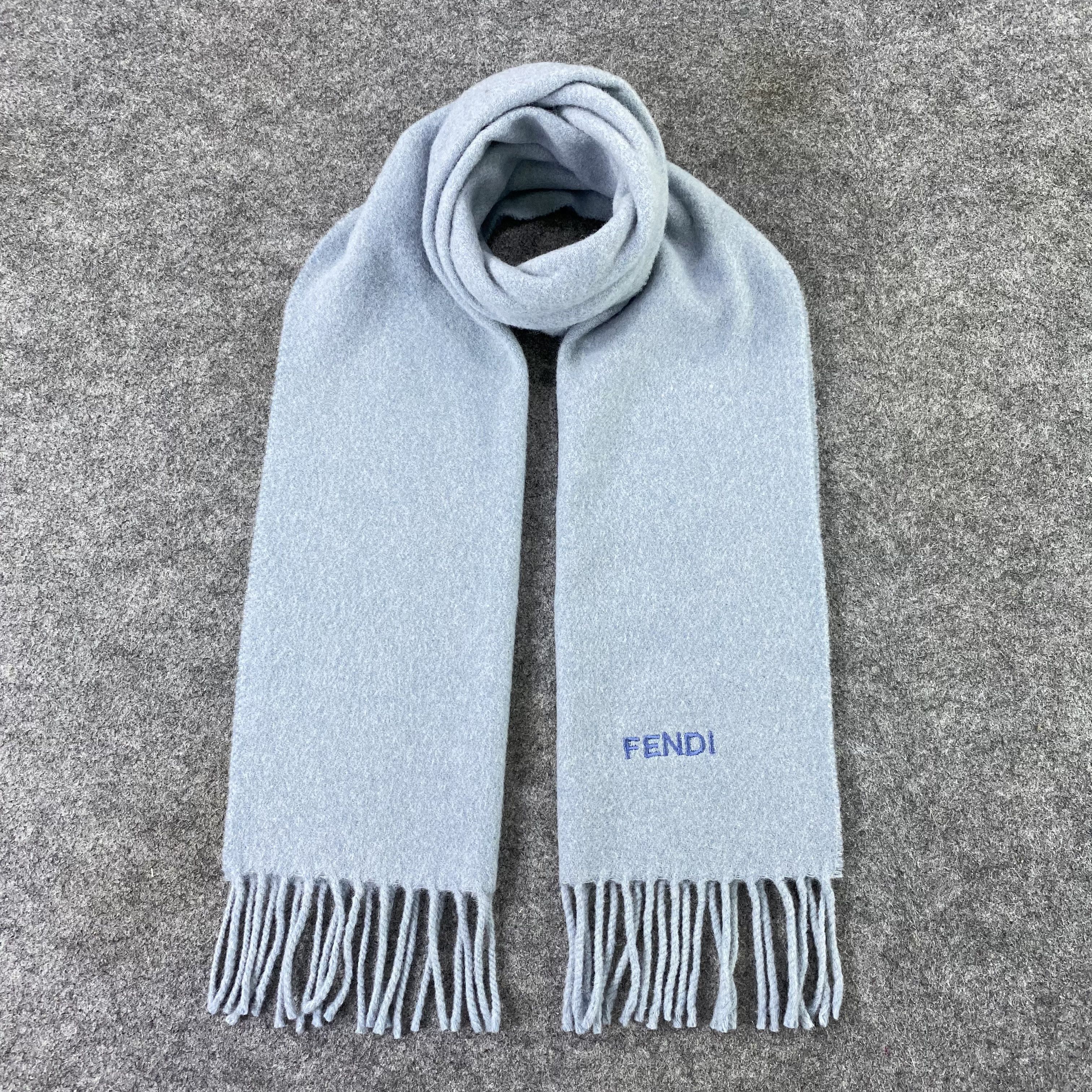 Fendi × Vintage Vintage Fendi Muffler / Scarf / Neckwear-T1446 Size ONE SIZE - 1 Thumbnail