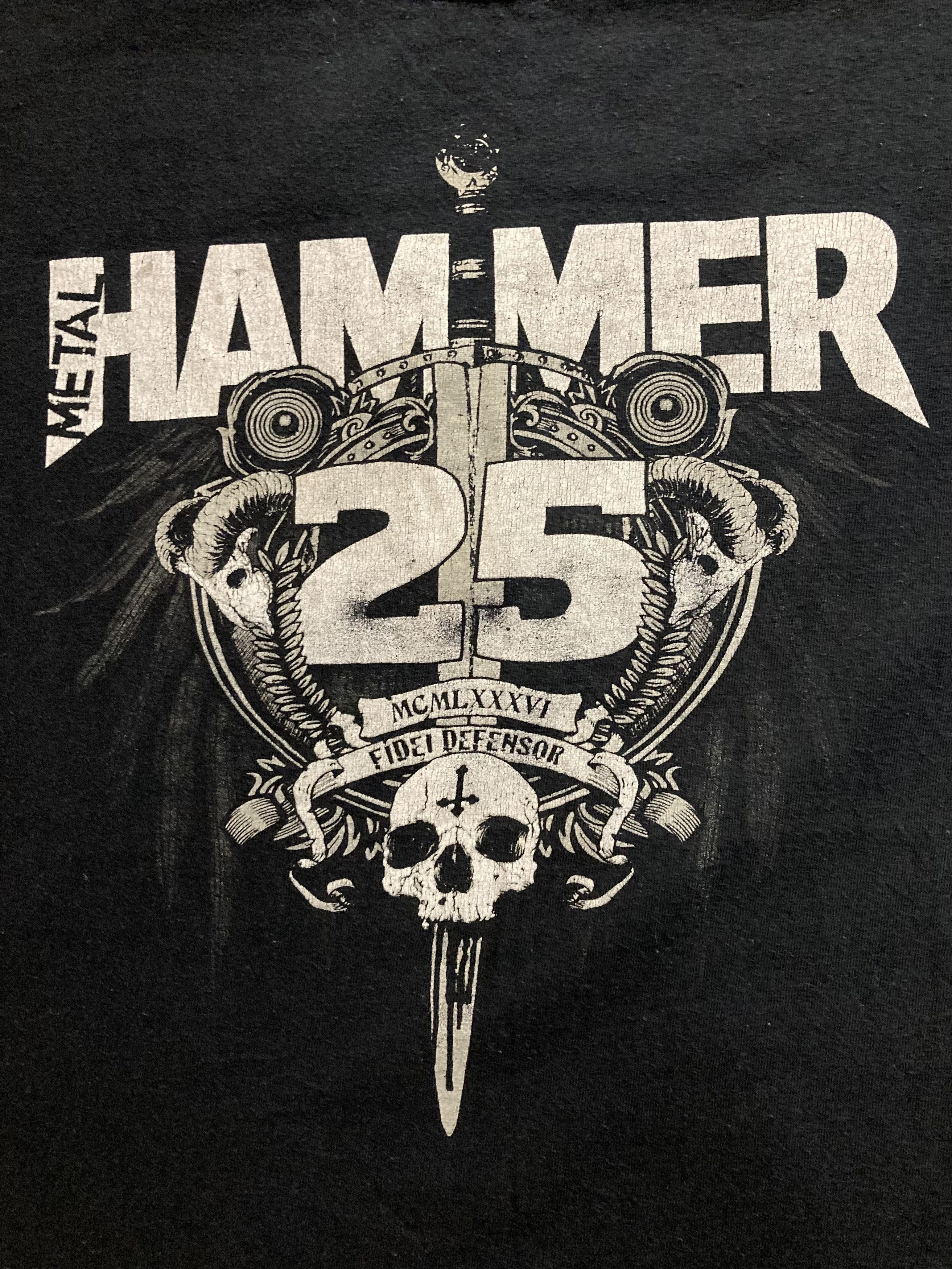Band Tees Rare Vintage Metal Hammer 25 Magazine Tee Size US L / EU 52-54 / 3 - 7 Thumbnail