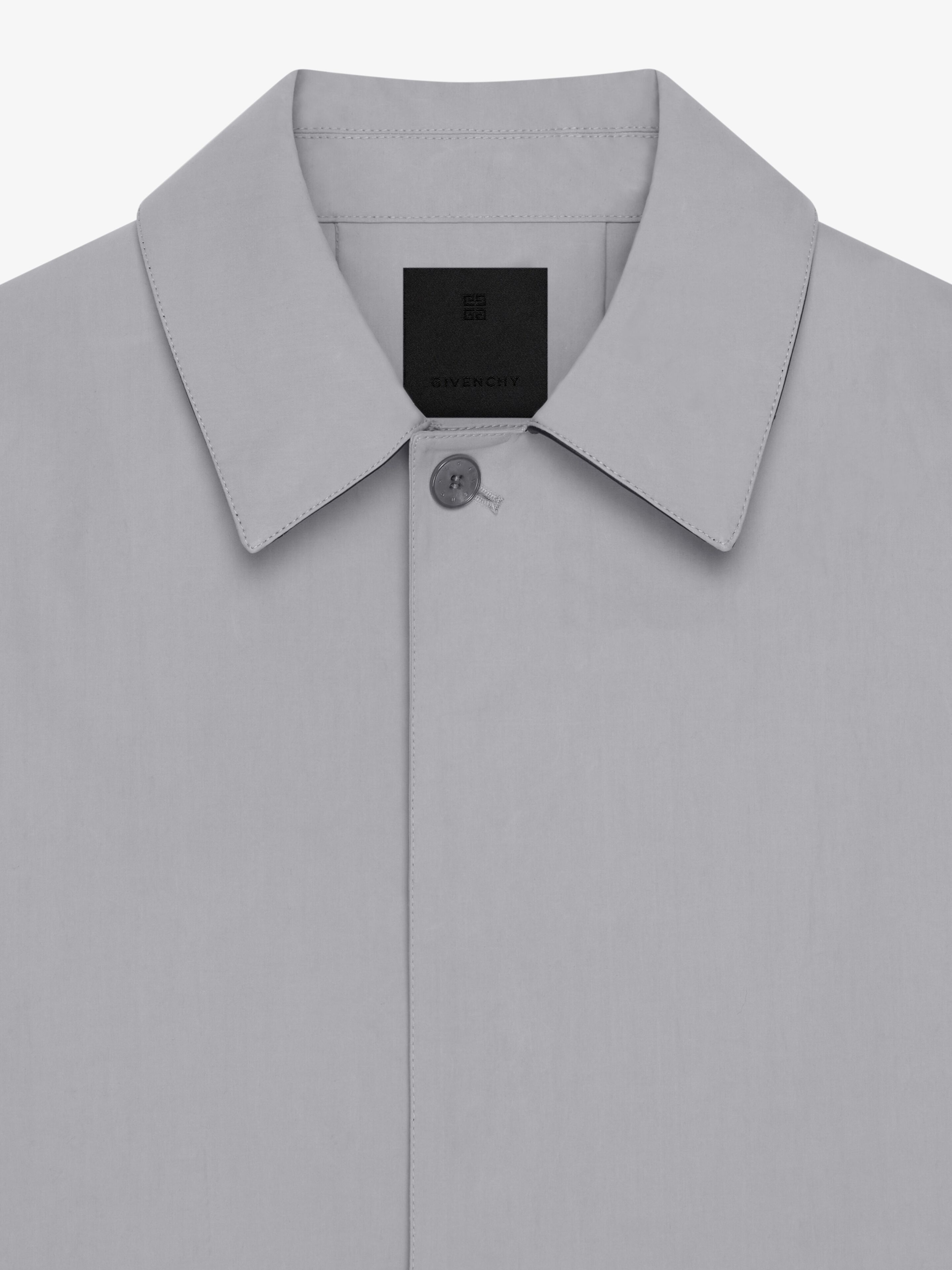 Givenchy o1w1db10925 Trench Coat With Bonded Seam Tapes in Grey Size US XL / EU 56 / 4 - 5 Thumbnail
