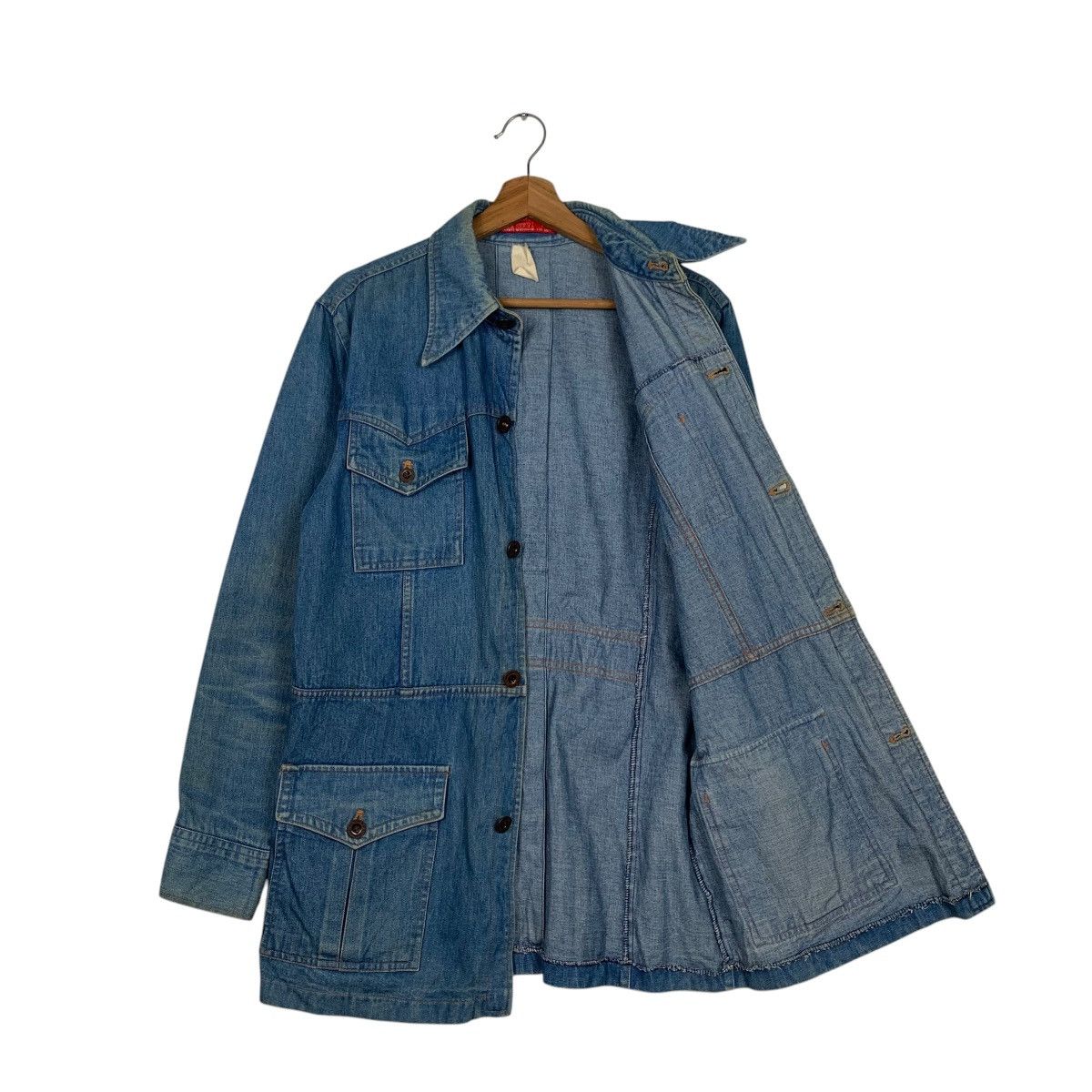 Vintage JACK SERIKA For Men Four Pocket Denim Jacket #1845-C80 Size US S / EU 44-46 / 1 - 7 Thumbnail
