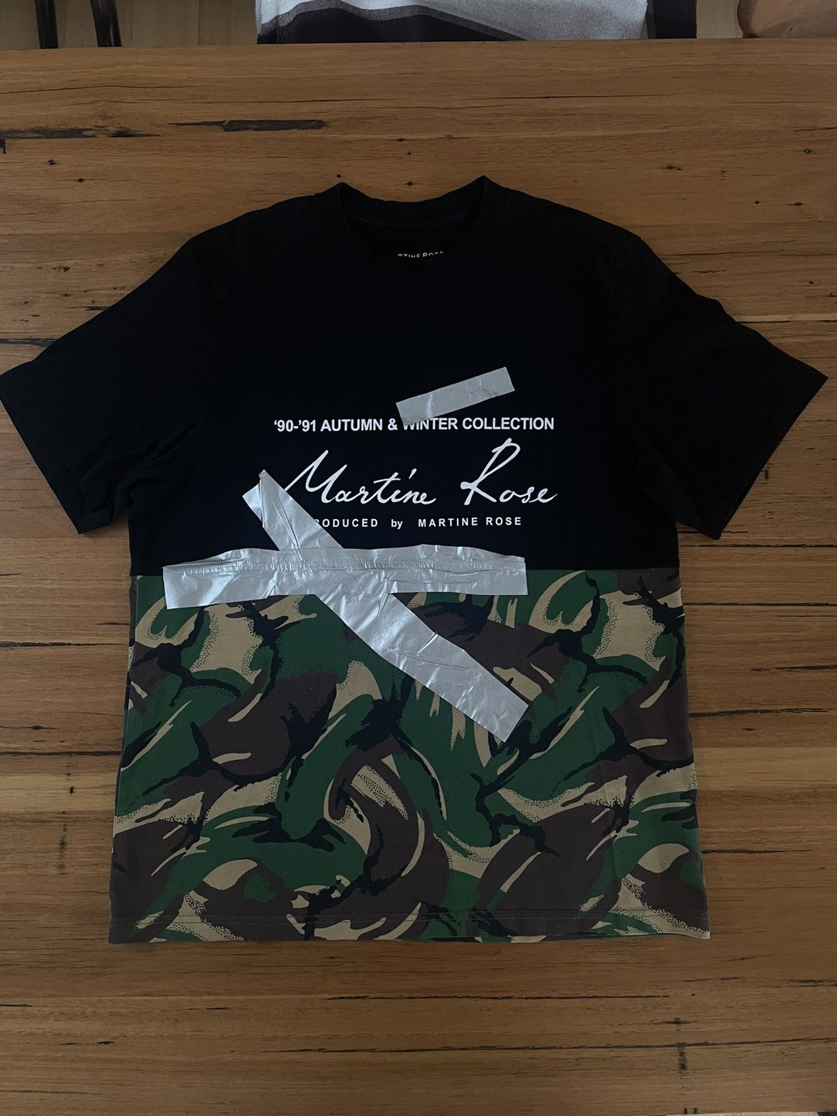 Martine Rose Tape Camo Shirt