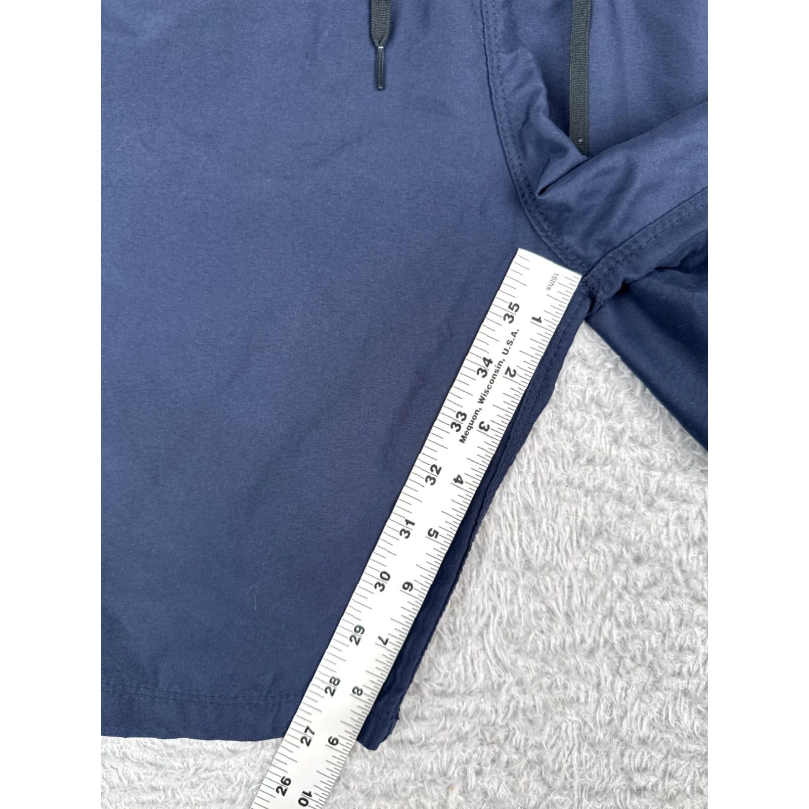 Hurley Hurley Board Shorts Mens 36 Blue Solid Beach Surf Swim Trunks 36x9 Pockets Drawstring Men Size US 36 / EU 52 - 6 Thumbnail