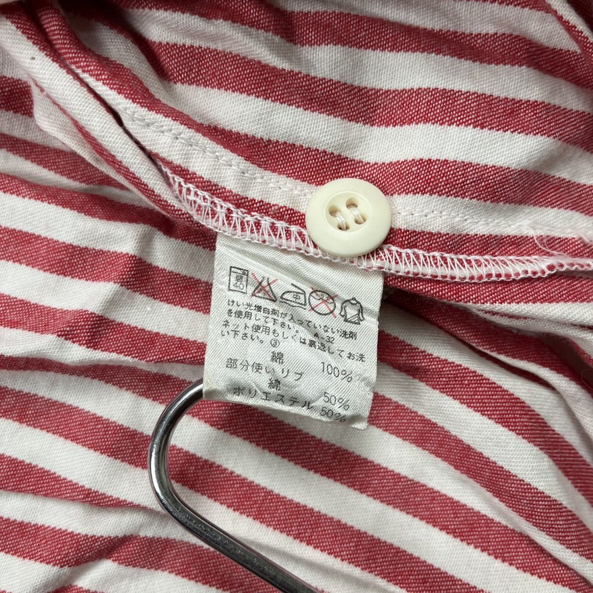 Issey Miyake Vintage 90s Issey miyake stripe red bomber jacket Size US M / EU 48-50 / 2 - 9 Thumbnail