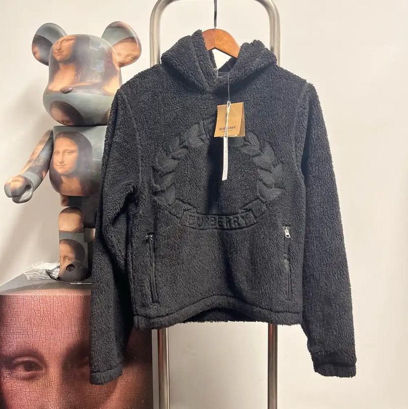 Burberry Burberry Black Men's Hoodie in XXS Size Size US XXS / EU 40 - 1 Thumbnail