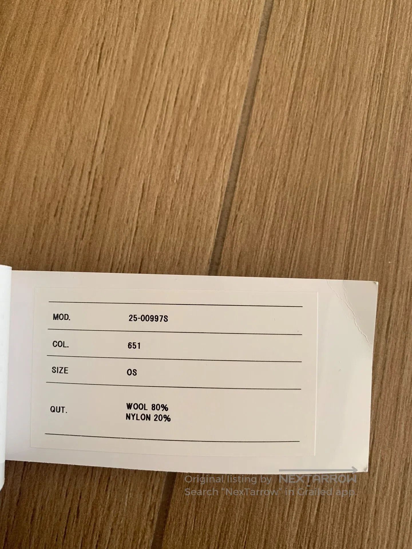 Sacai SACAI FW25 Collaboration Knit Beanie. Size ONE SIZE - 6 Thumbnail