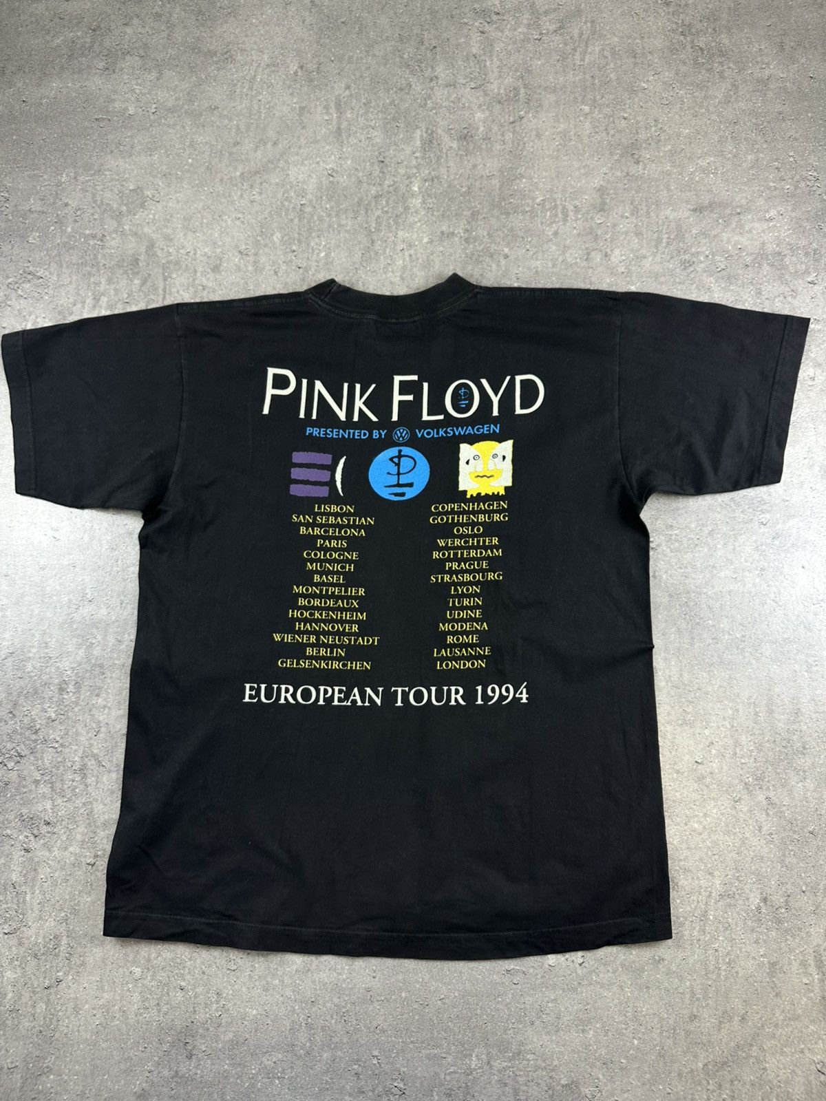 Brockum T-shirt tee Pink Floyd 1994 merch european tour Size US XL / EU 56 / 4 - 6 Thumbnail