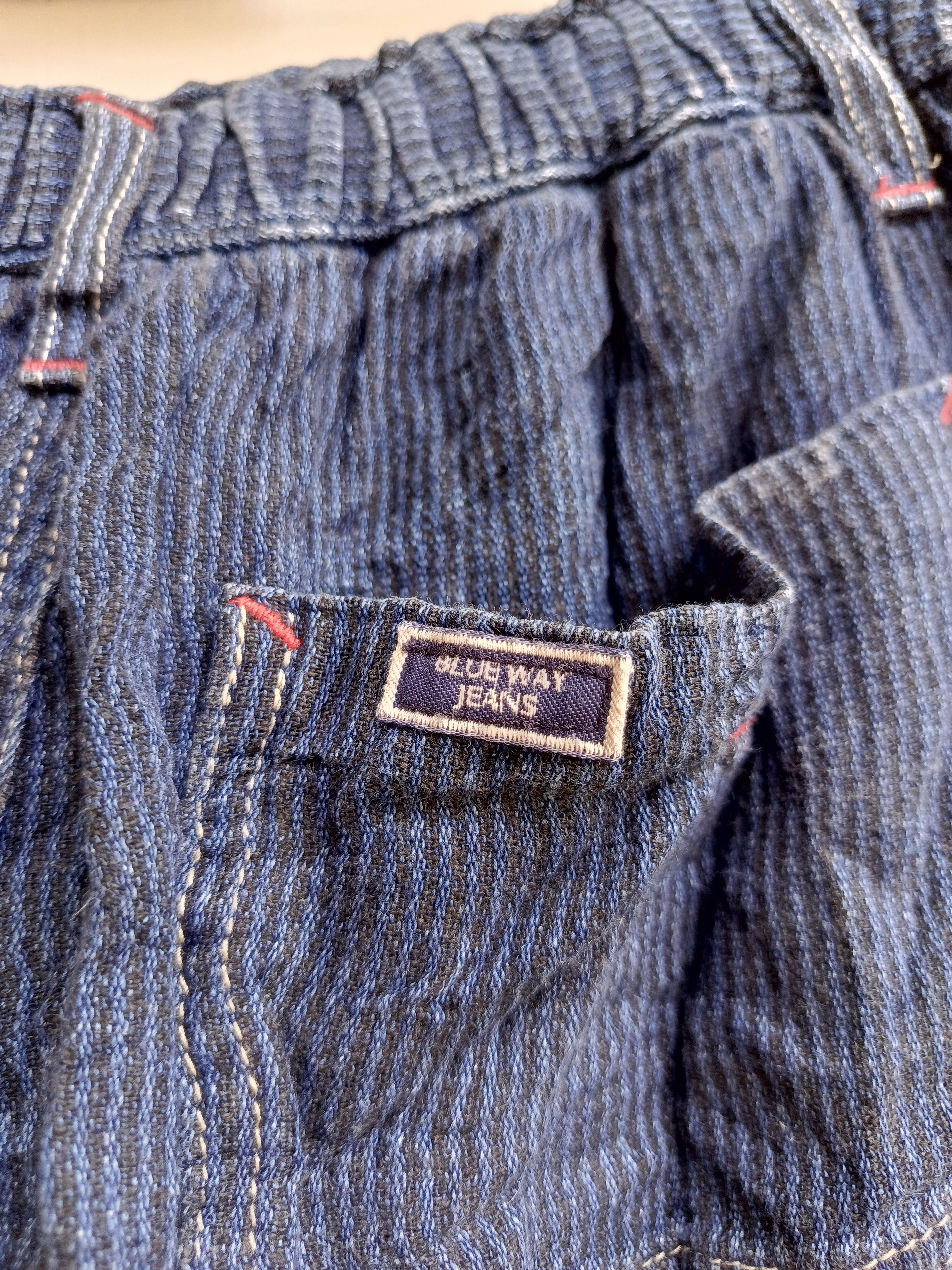 Japanese Brand Blue way jeans long pants Size US 32 / EU 48 - 7 Thumbnail